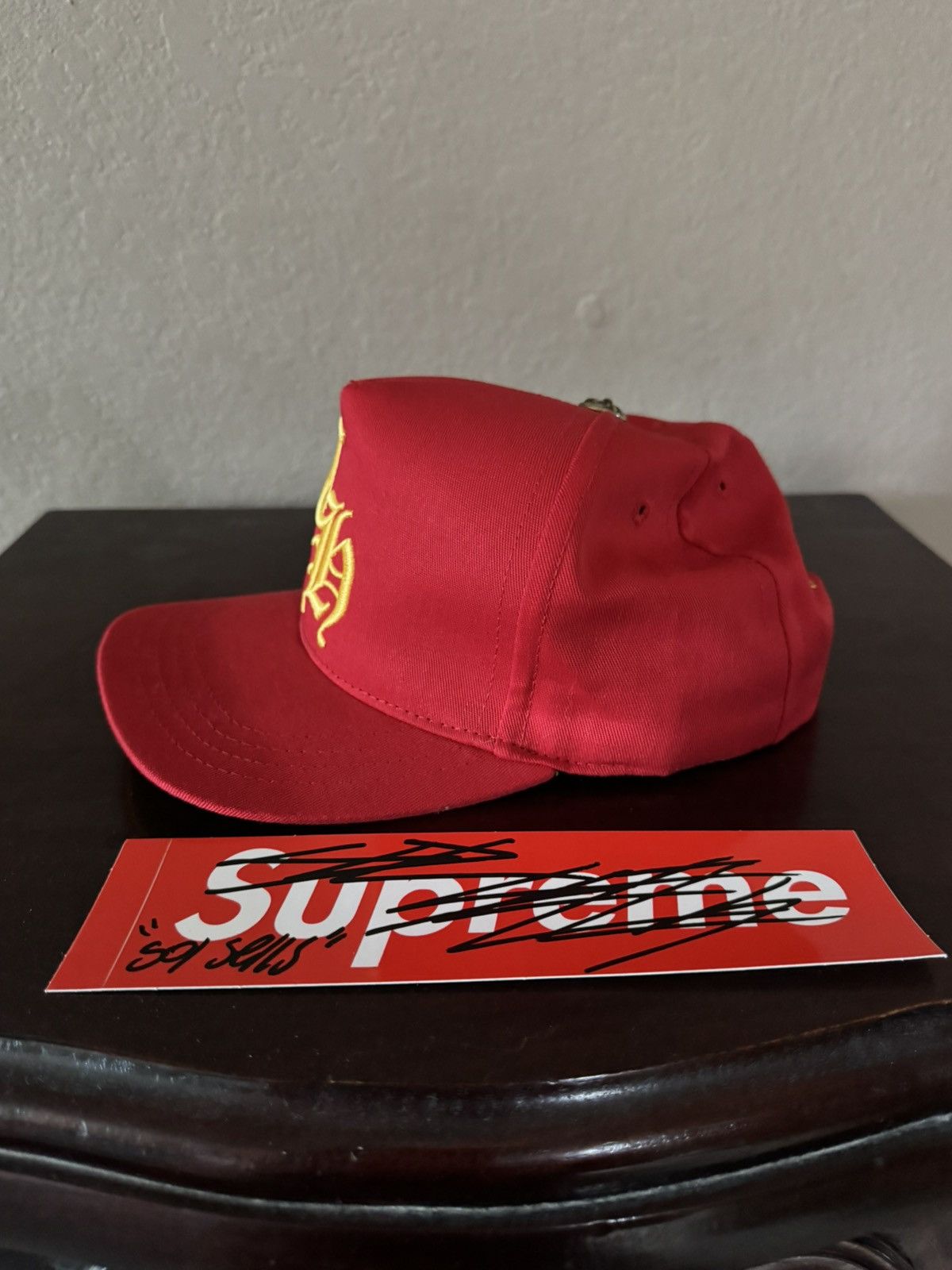 Chrome Hearts Chrome Hearts Red & Yellow Baseball Cap Size ONE SIZE - 3 Thumbnail