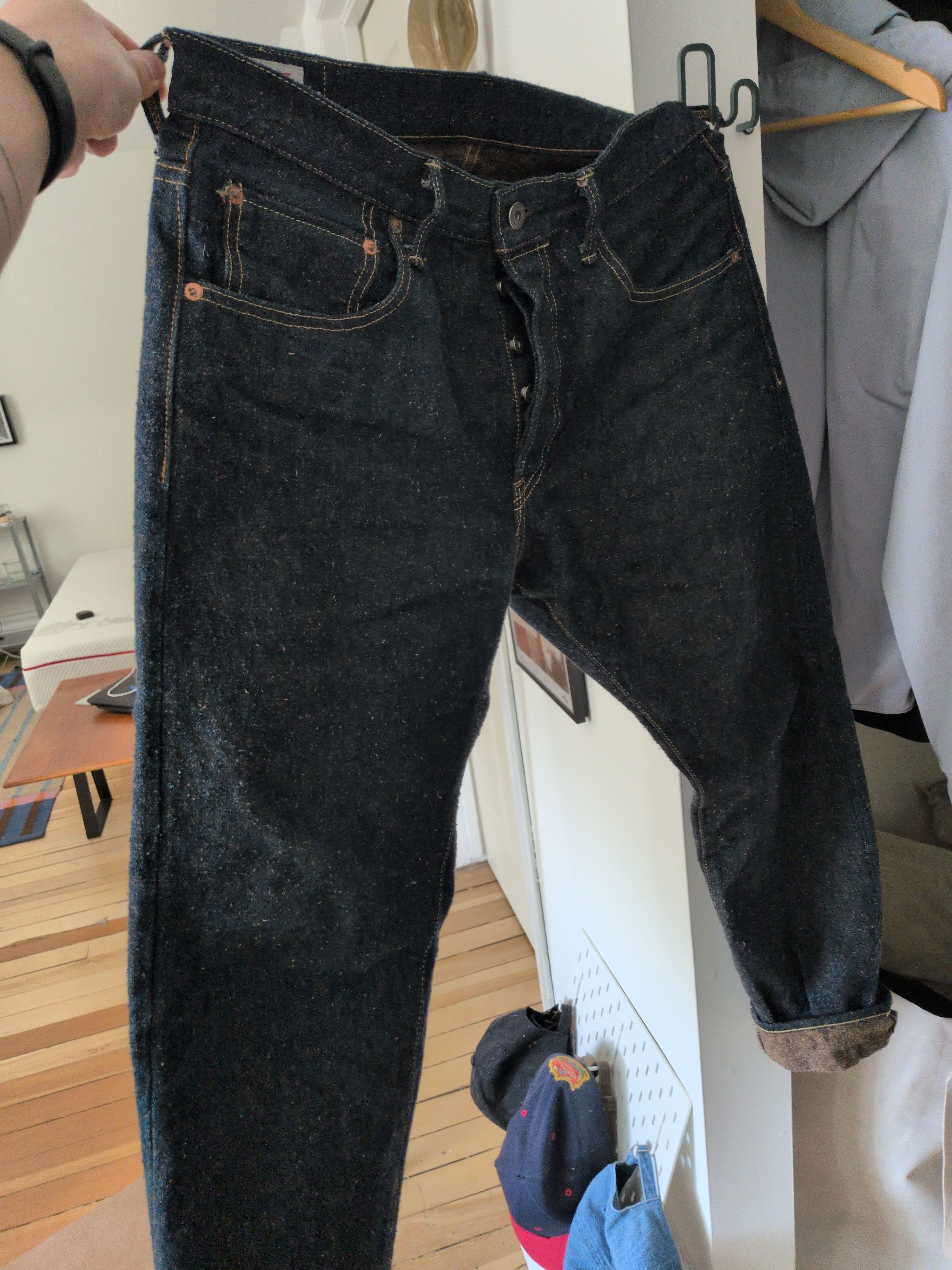 Oni ONI902CCD-MOCA 15oz Crushed Concrete High rise Relax Tapered Size US 33 - 1 Thumbnail