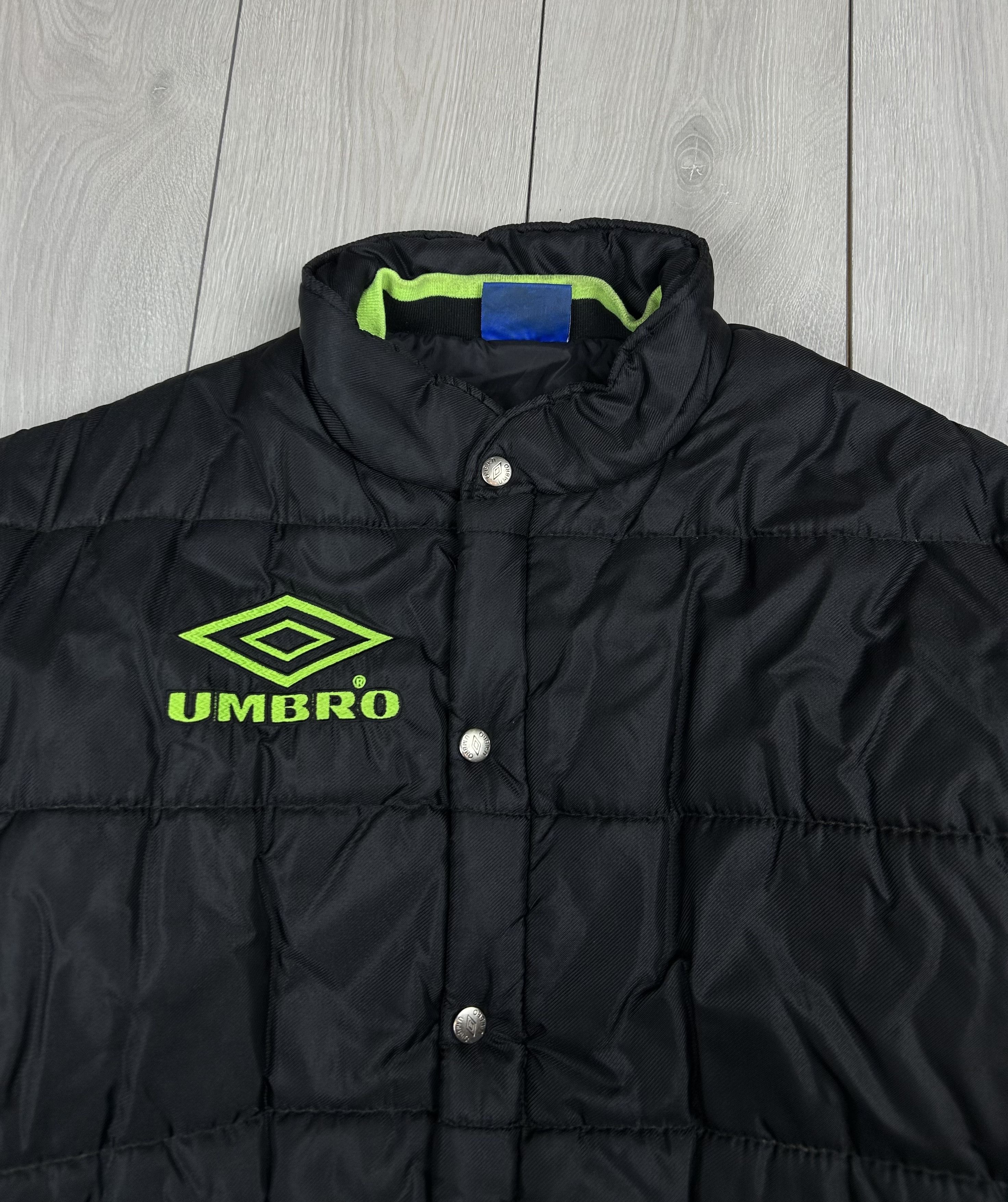Umbro Umbro Vintage Mens Black Warm Jacket Size L - XL Size US L / EU 52-54 / 3 - 3 Thumbnail