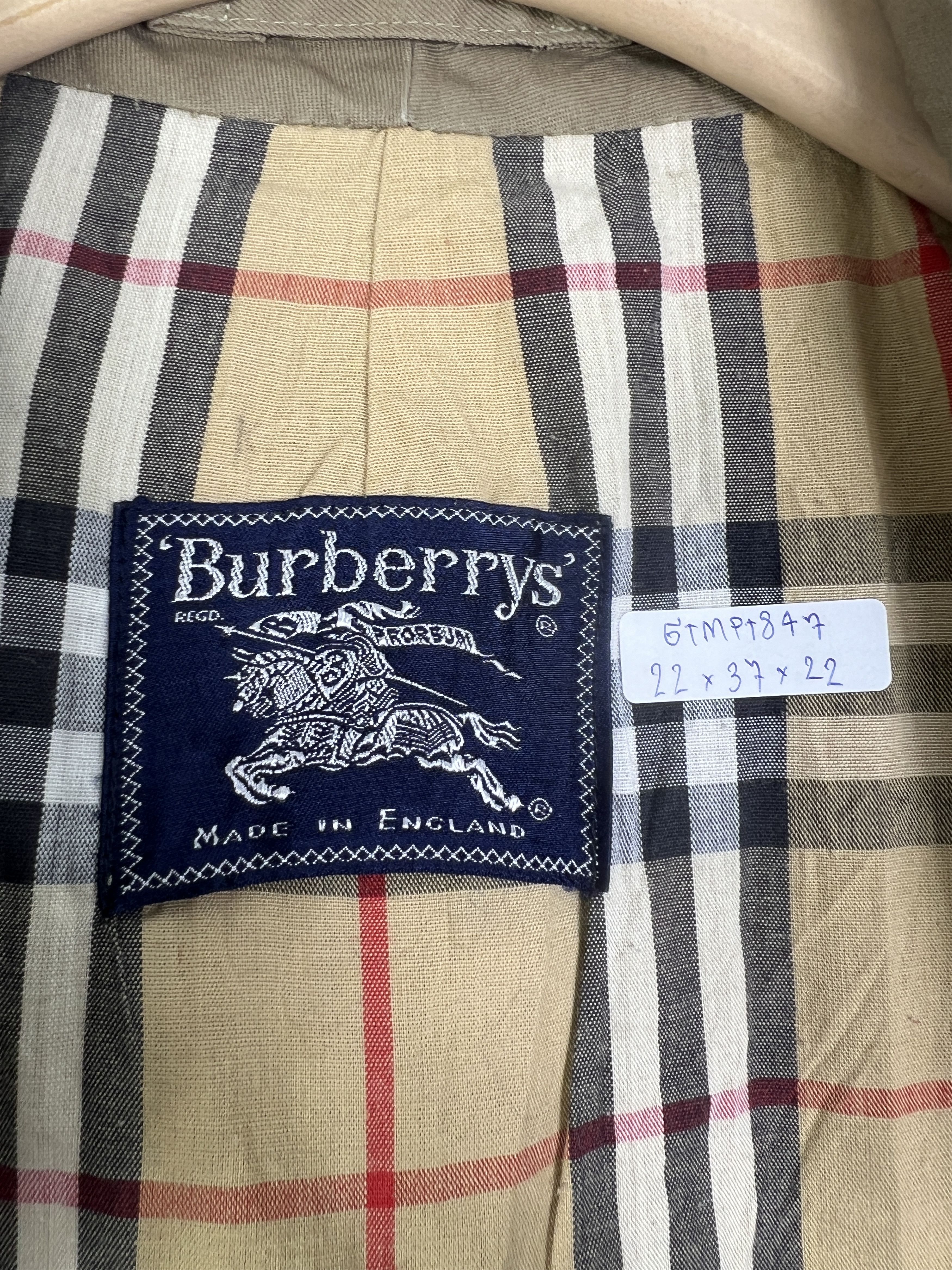 Vintage Burberrys Lined Plaid Coat GTMPT847