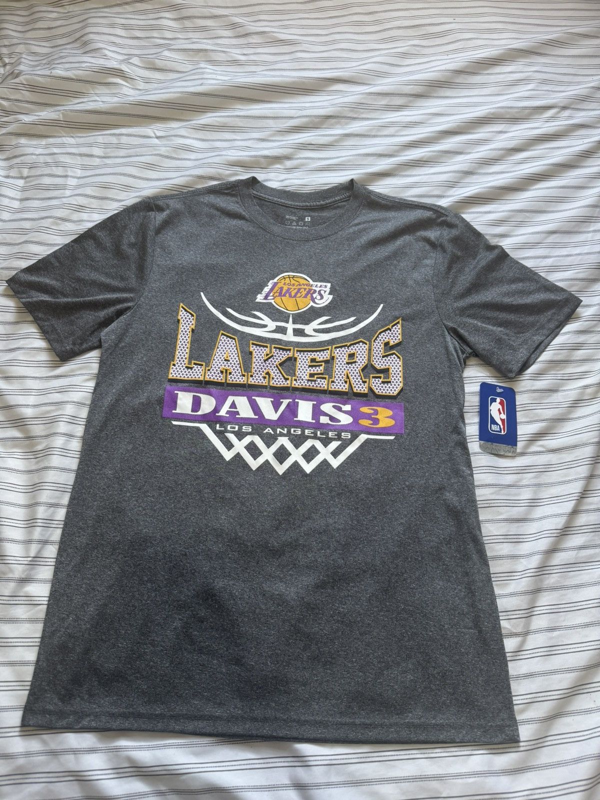 NBA NWT Los Angeles Lakers Anthony Davis Tee Men’s Small Size US S / EU 44-46 / 1 - 3 Thumbnail