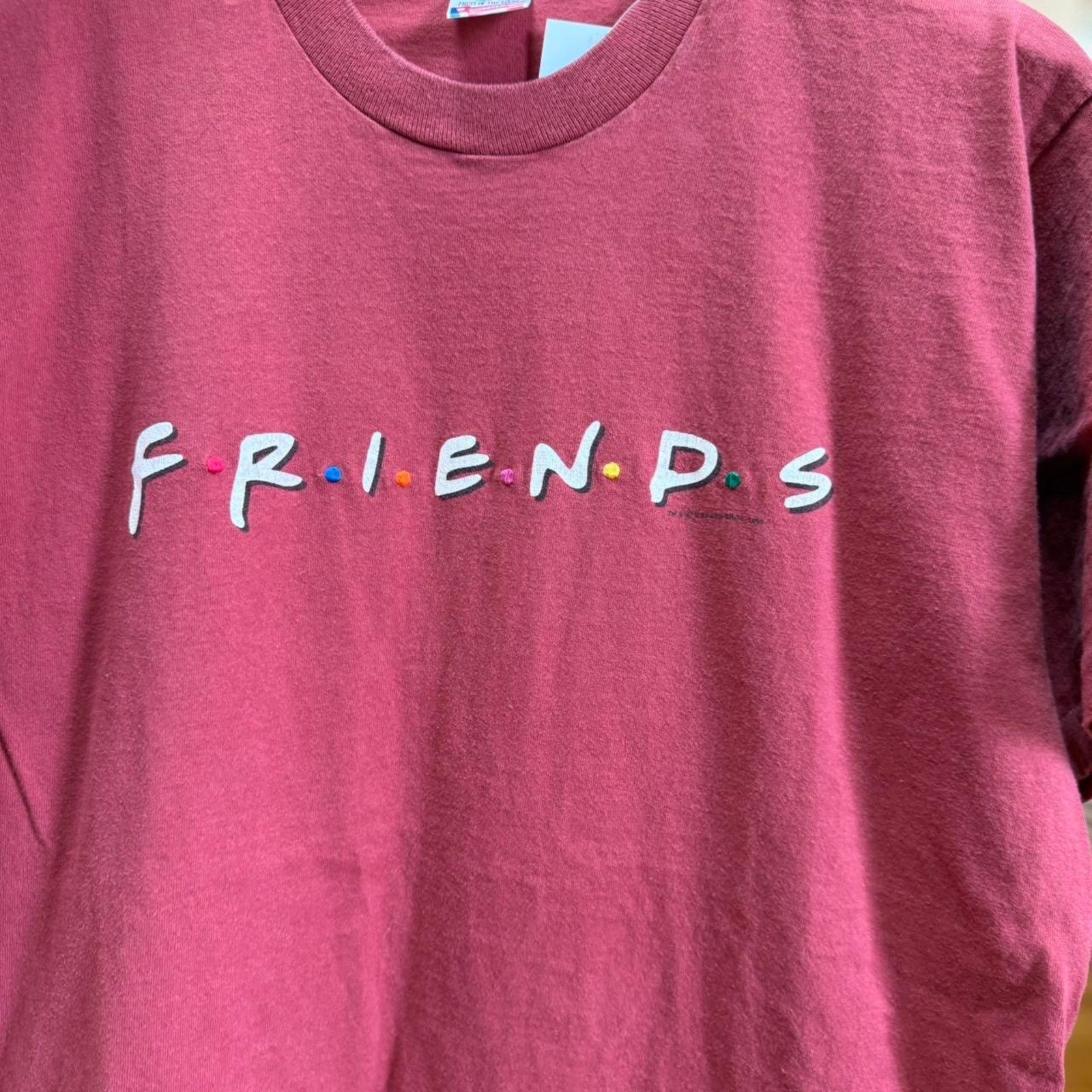 Vintage Vintage 90s Friends TV Show Logo Promo T-Shirt Size US L / EU 52-54 / 3 - 3 Thumbnail