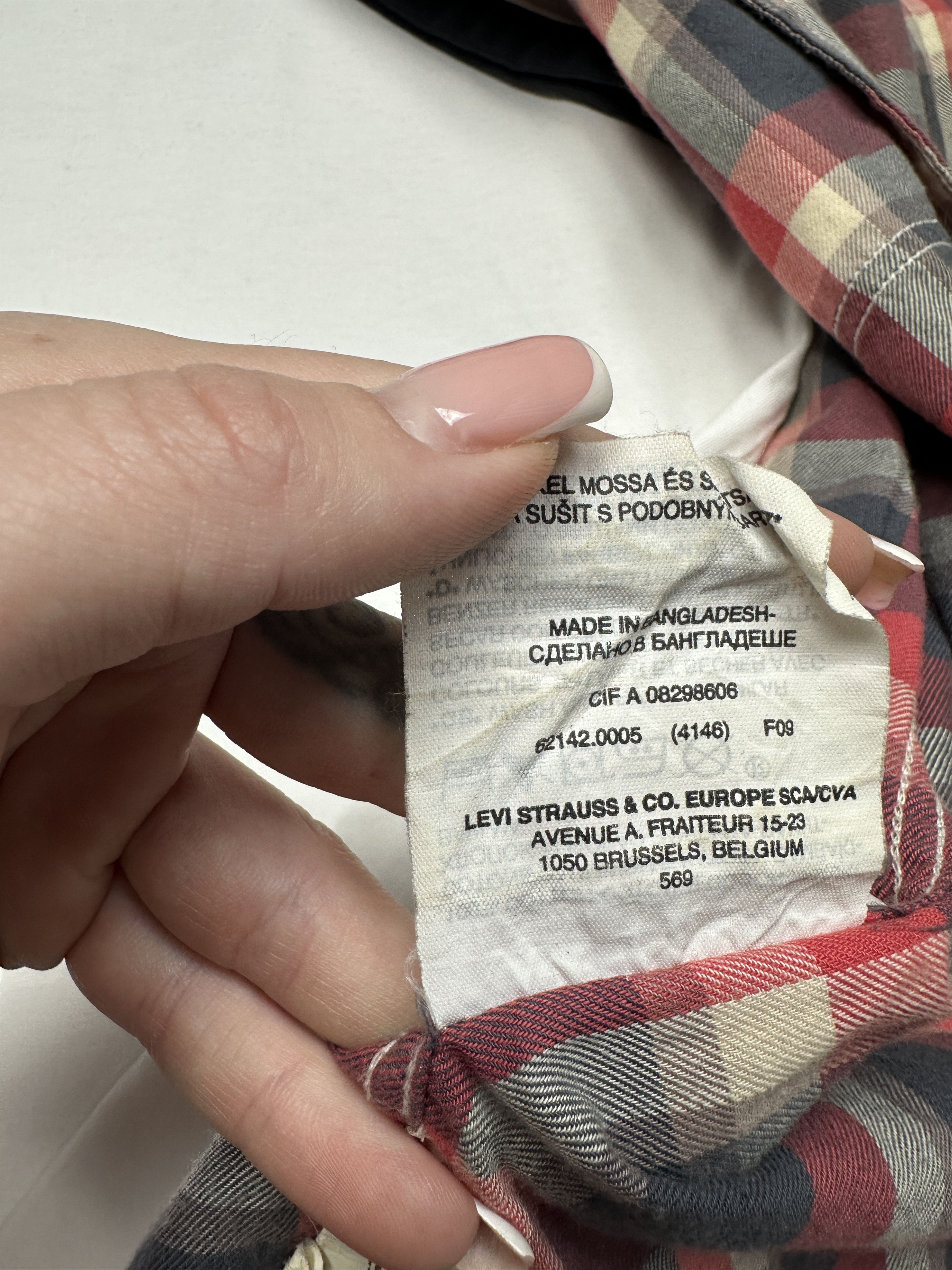Levi's Levi's Vintage Mens Flannel Plaid Shirt Size US XL / EU 56 / 4 - 8 Thumbnail