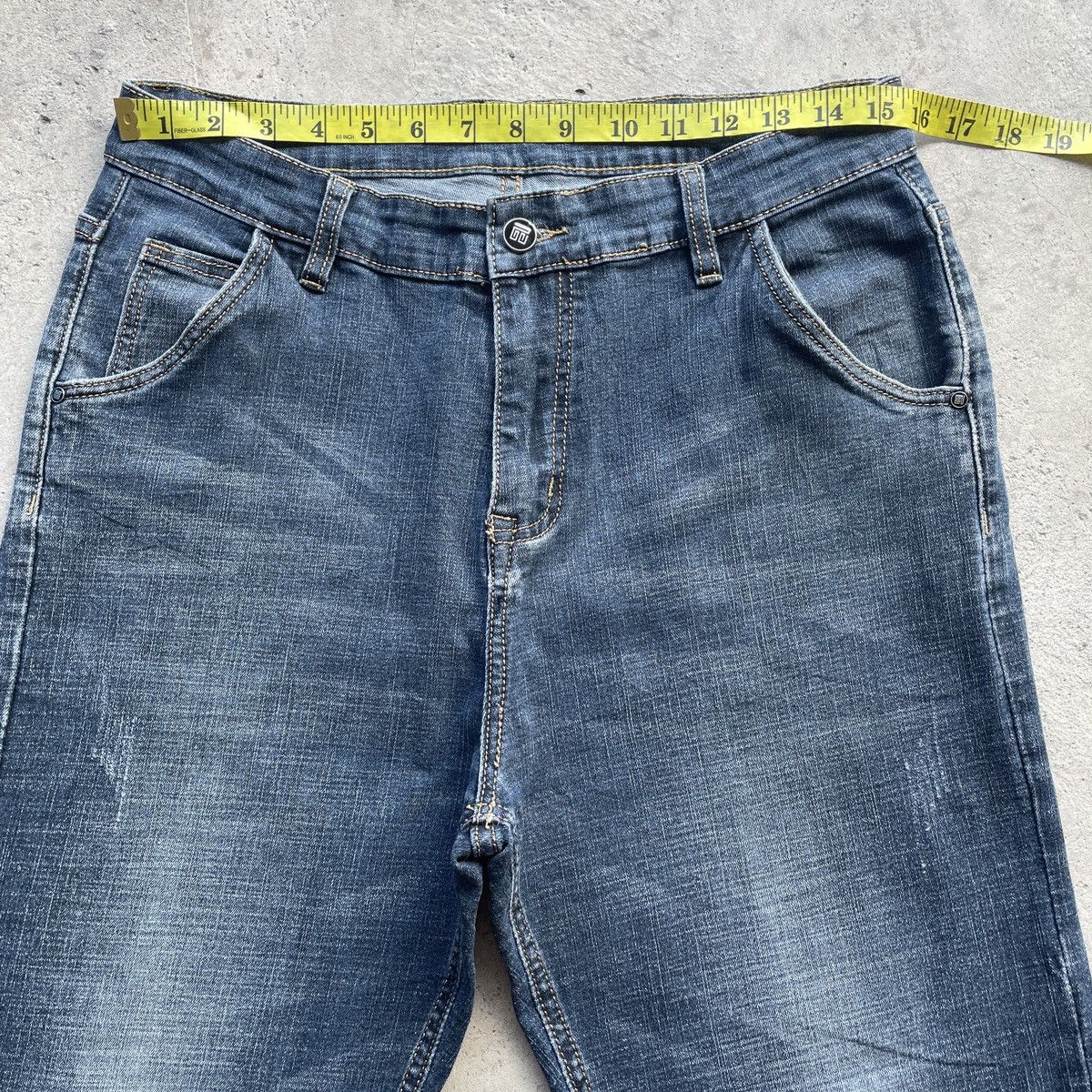 Japanese Brand Vintage WGSJ Jeans Faded Denim Pants Distressed W31 Size US 31 - 5 Thumbnail