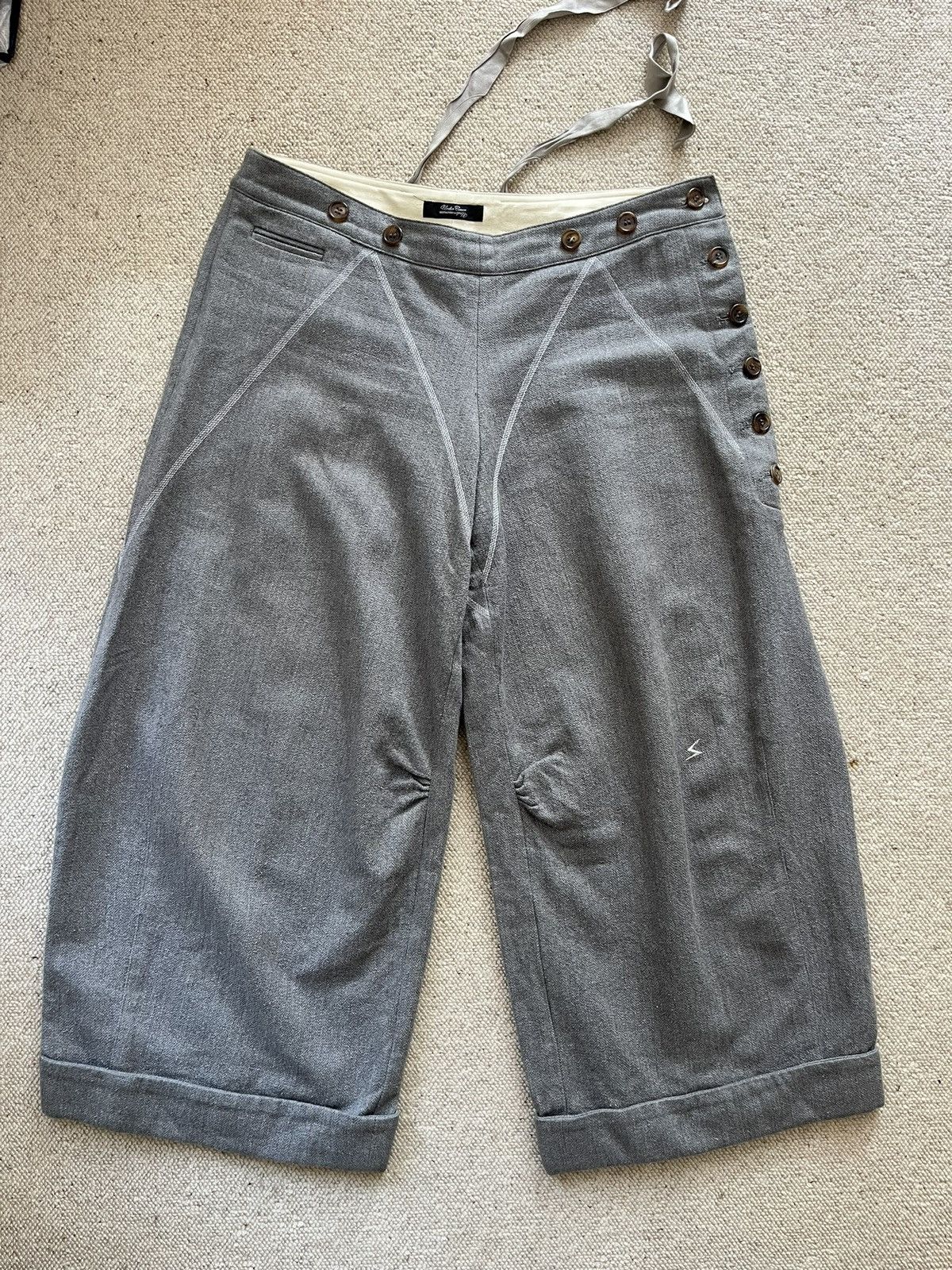 Undercover Undercover Sailor cotton cropped trousers Size US 33 - 1 Thumbnail