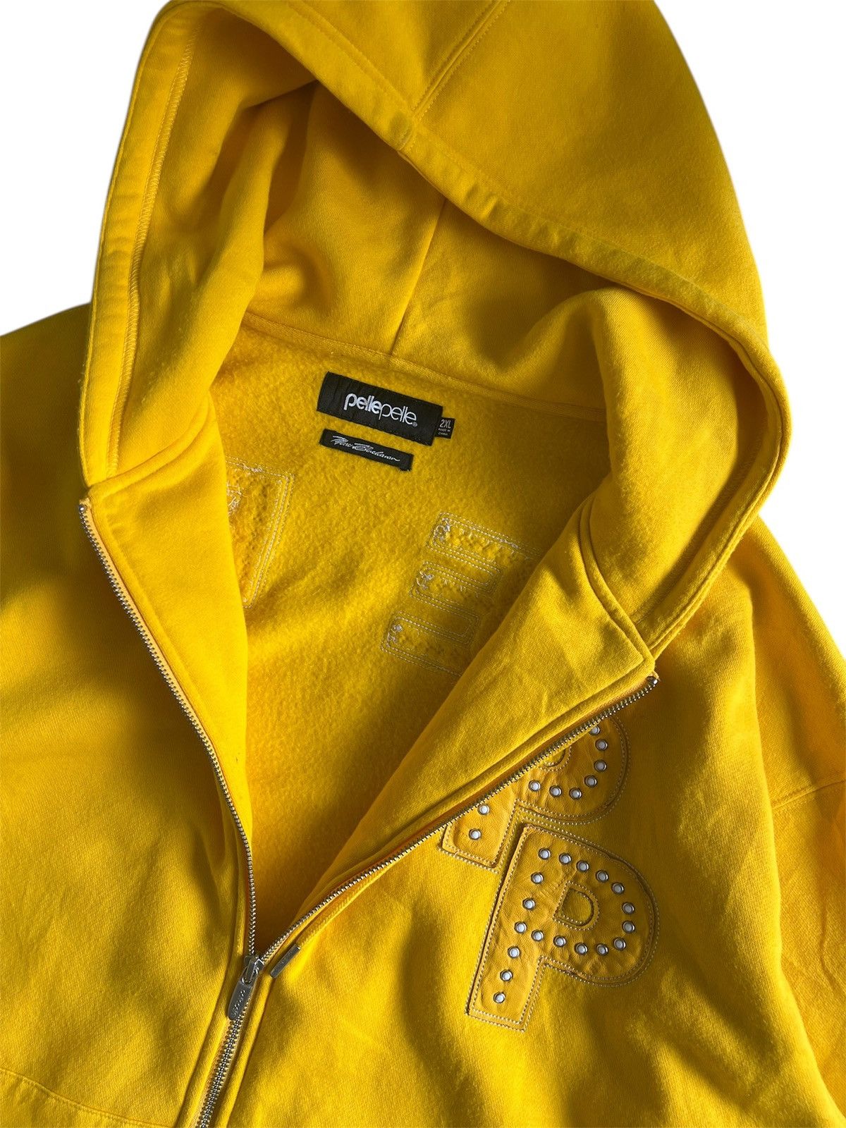 Pelle Pelle Vintage Pelle Pelle Marc Buchanan Spellout Hoodie Zipper Size US XXL / EU 58 / 5 - 8 Thumbnail