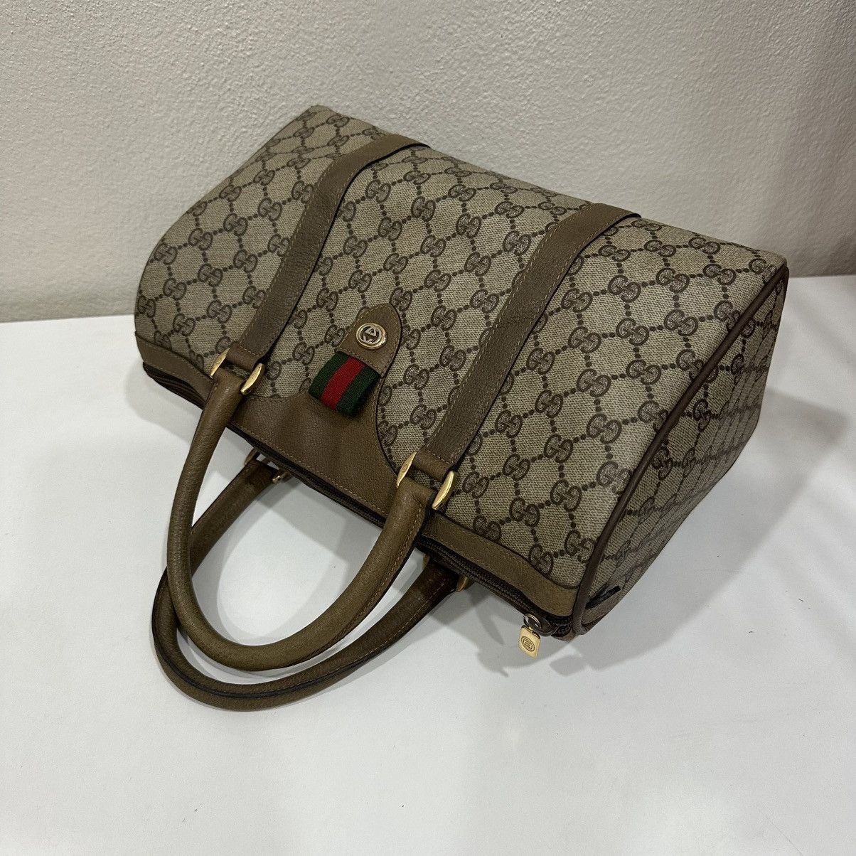 Gucci ‼️LASTDROP‼️ GUCCI VINTAGE GG BOSTON MONOGRAM BAG Size ONE SIZE - 4 Thumbnail