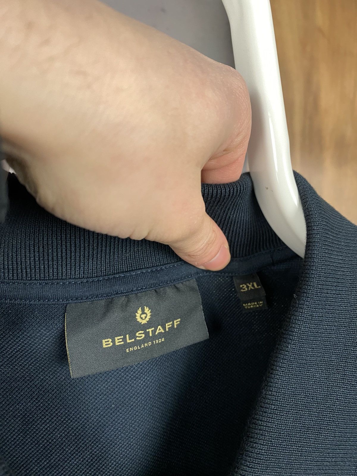 Belstaff 🌑Polo T-Shirt Belstaff Nylon Shoulder Inserts 🌑 Size US XXL / EU 58 / 5 - 12 Thumbnail
