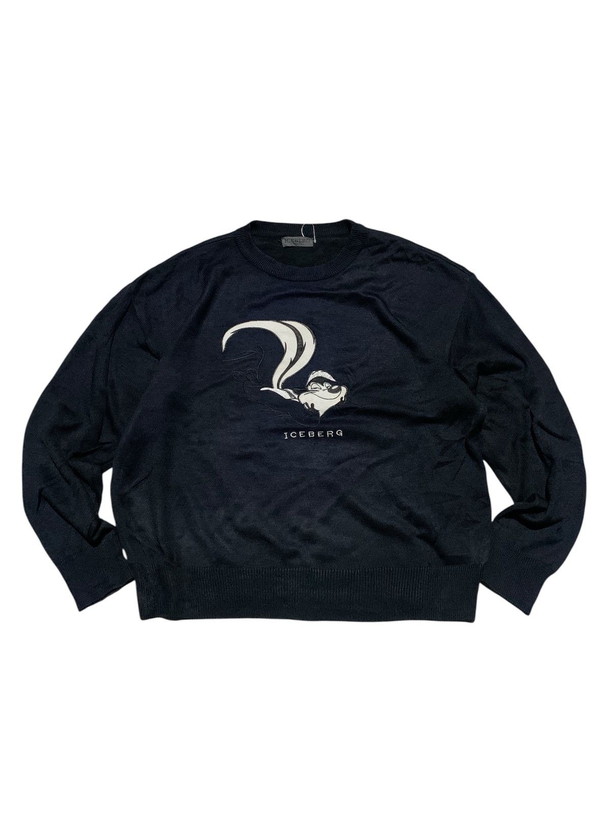 Iceberg 🐍 Vintage ICEBERG Pepe Le Pew Knit Size US L / EU 52-54 / 3 - 1 Thumbnail