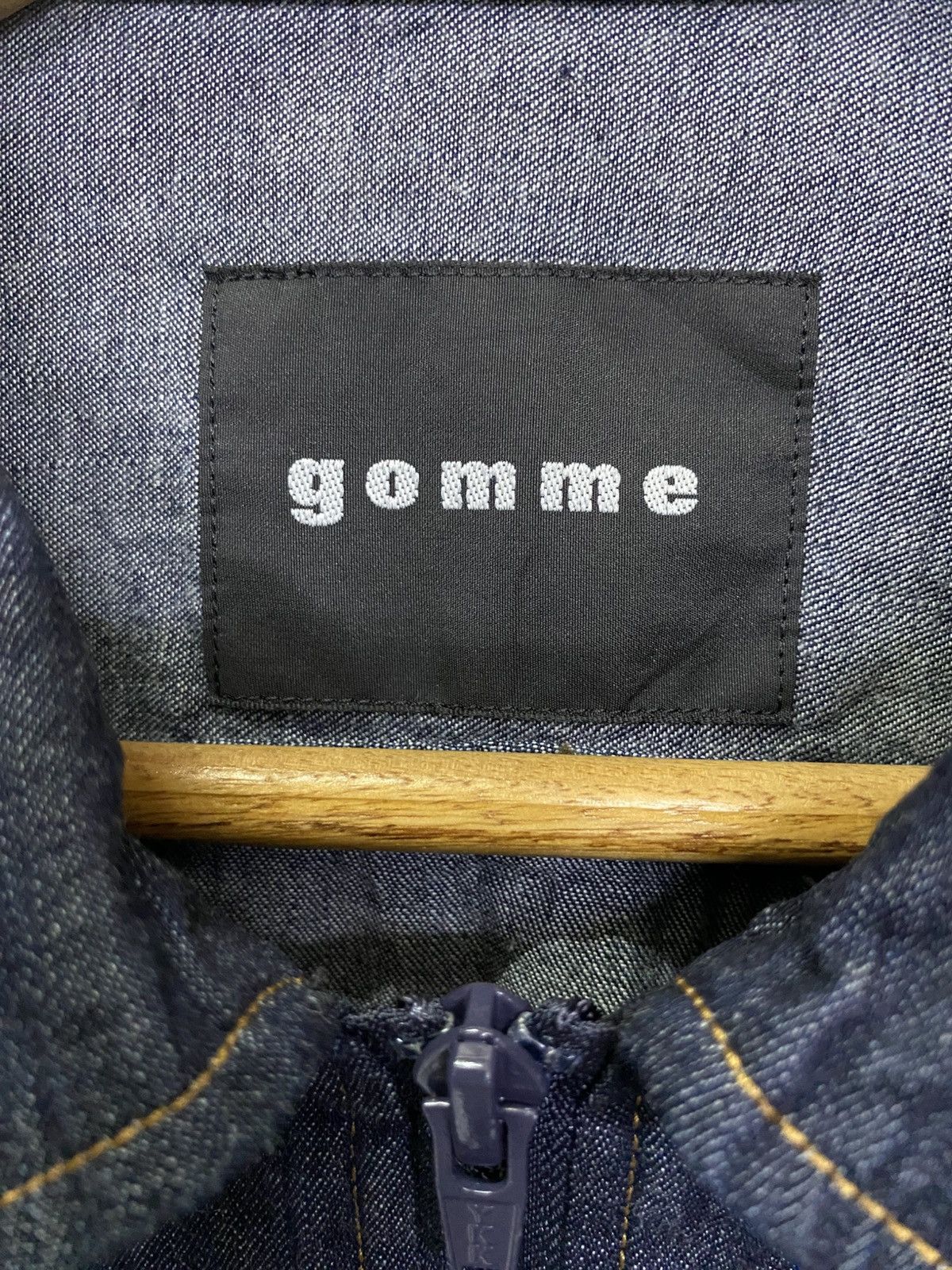 gomme Japanese Brand Gomme Bomber Zipper Jacket Made In Japan Size US M / EU 48-50 / 2 - 8 Thumbnail