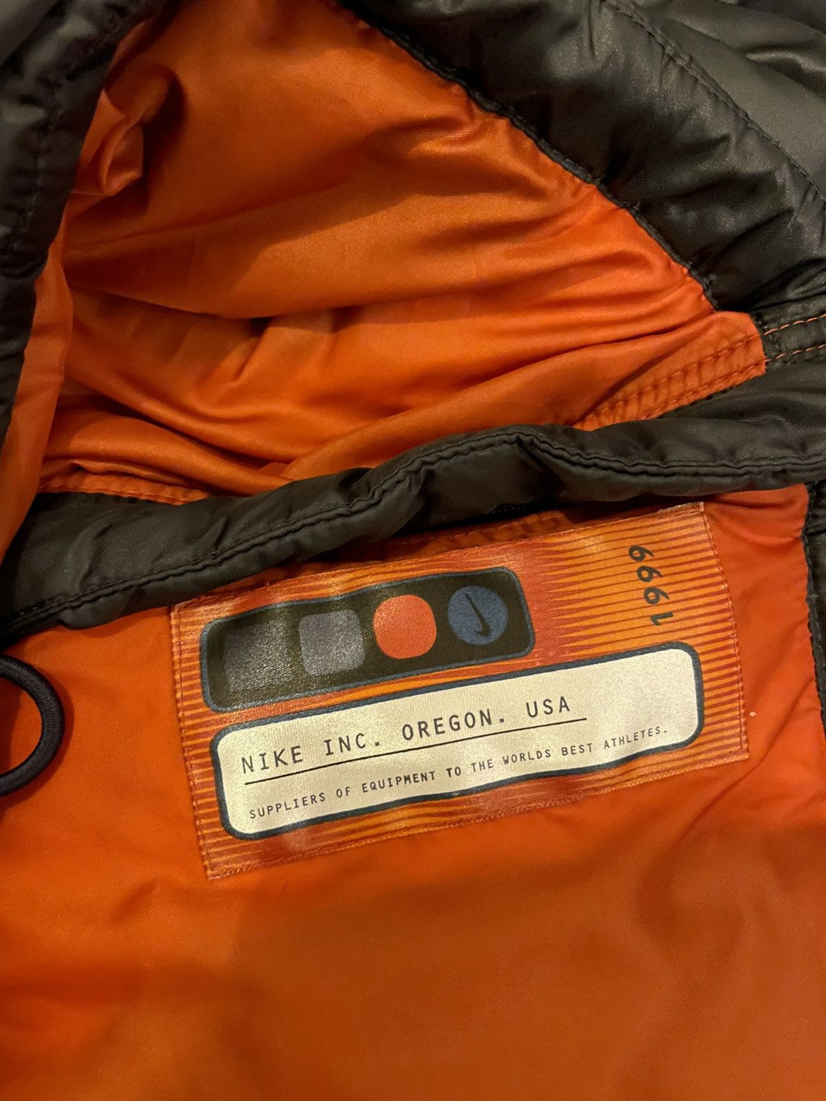 Nike × Vintage Nike Vintage Y2K 1999 Oregon Puffer Jacket Medium Size US M / EU 48-50 / 2 - 11 Thumbnail