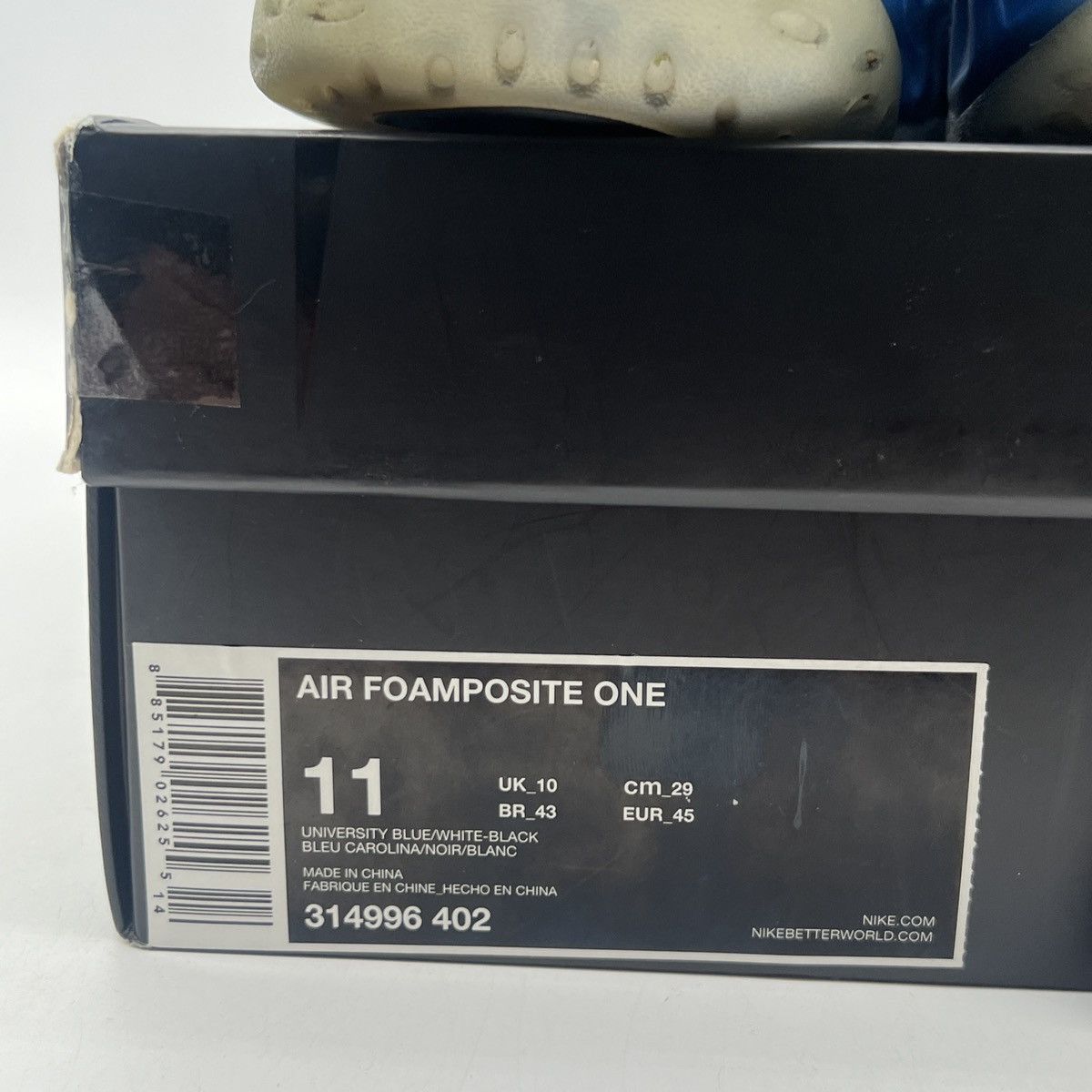 Nike Air Foamposite one university blue Size US 11 / EU 44 - 6 Thumbnail