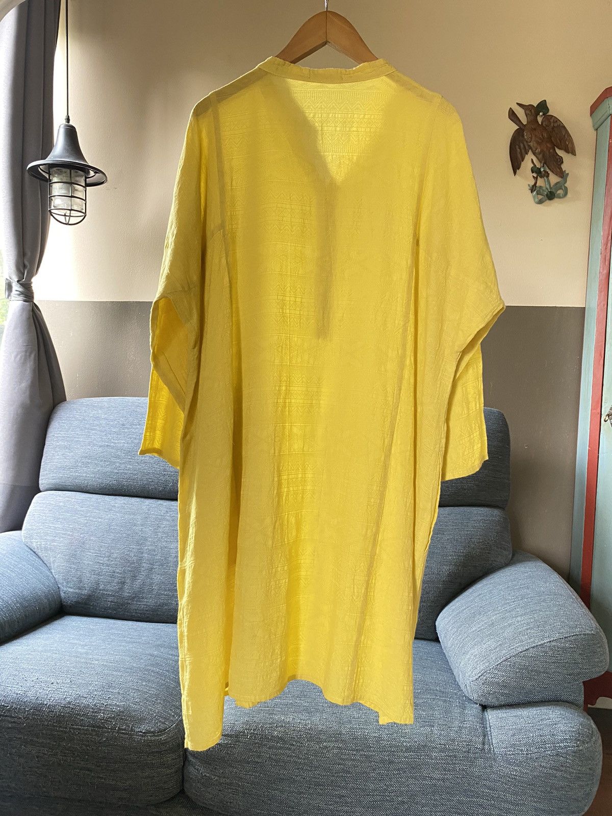 Issey Miyake Plantation Yellow Dress Size M / US 6-8 / IT 42-44 - 14 Thumbnail