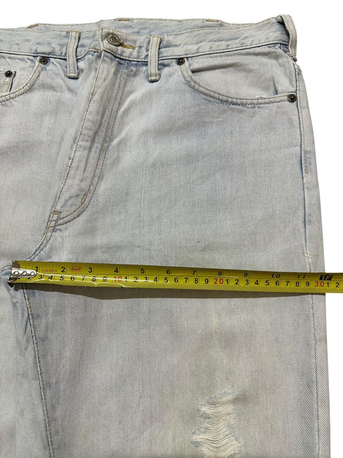 Edwin Vintage Edwin US Classic Faded Distressed Loose Jeans Size US 33 - 15 Thumbnail
