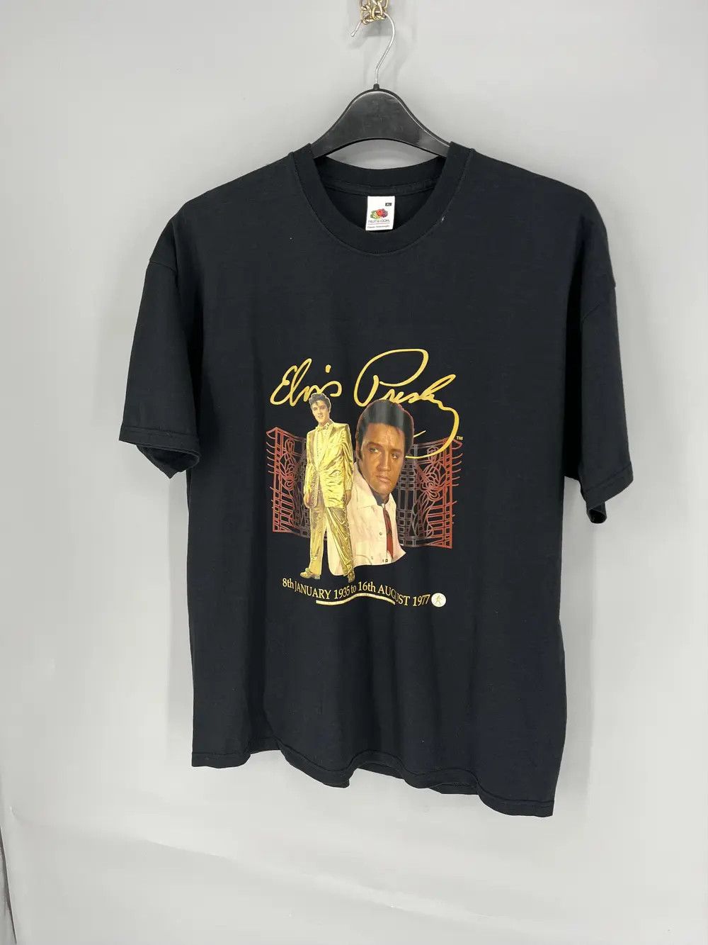 Band Tees × Vintage Vintage 90s Elvis Presley Great Elvis t-shirt 2004 L big log Size US XL / EU 56 / 4 - 3 Thumbnail