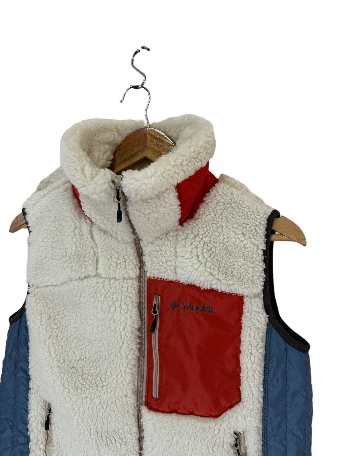 Columbia sherpa fleece vest