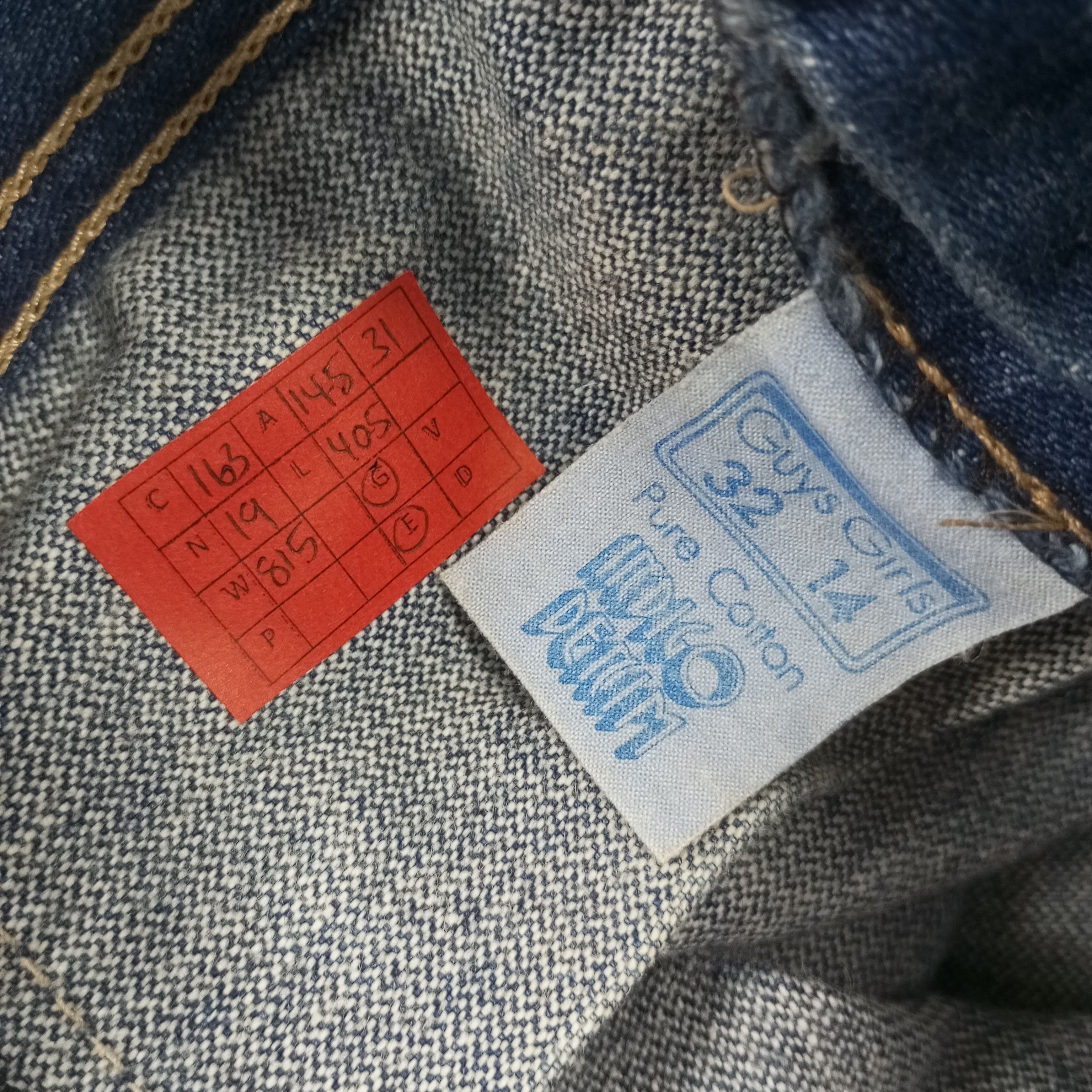 Vintage West Coast Fashion Baggy Style Jeans Size 29" - 13 Thumbnail