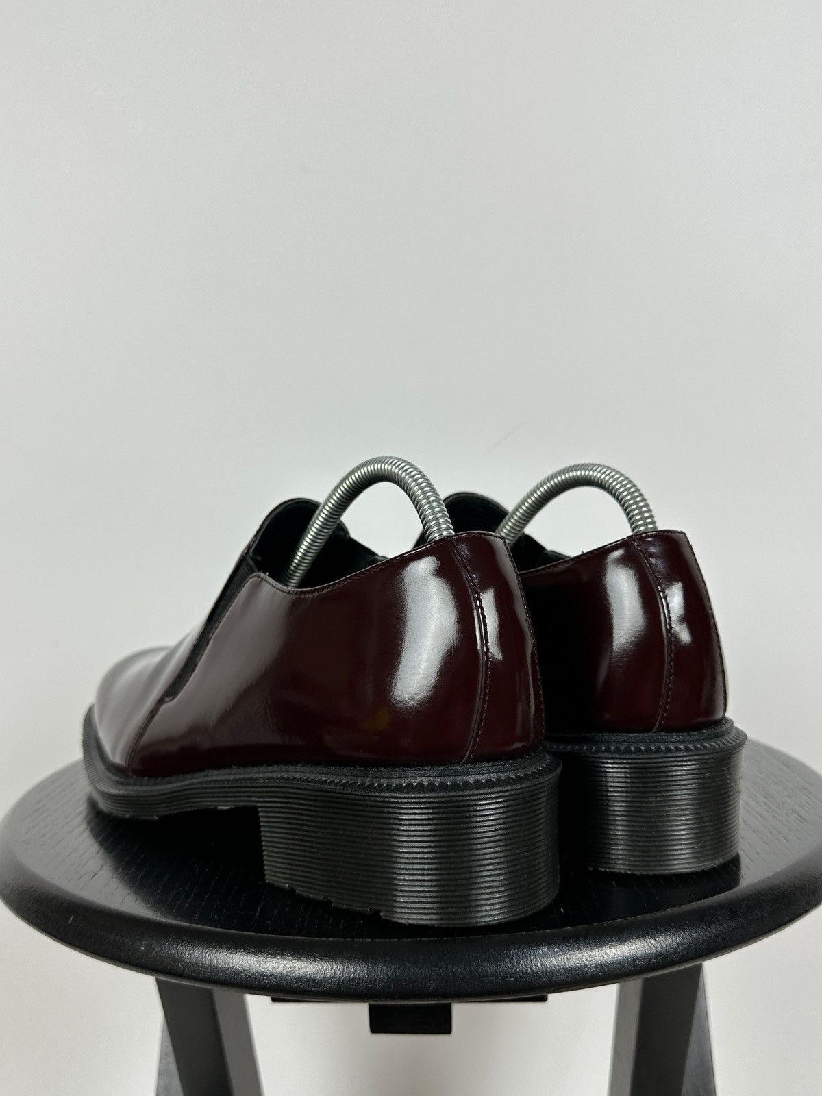 Dr. Martens Dr. Martens Rosyna Burgundy Polished Smooth Leather Loafers Size US 10.5 / IT 40.5 - 5 Thumbnail