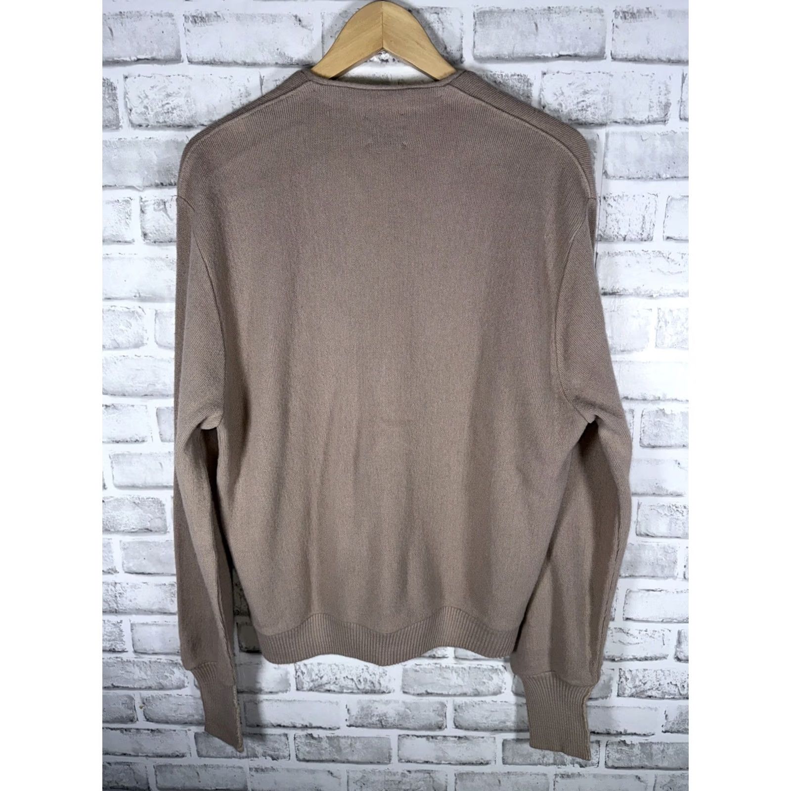 Vintage VINTAGE Arnold Palmer Robert Bruce Cardigan Beige Mens L Size US L / EU 52-54 / 3 - 7 Thumbnail