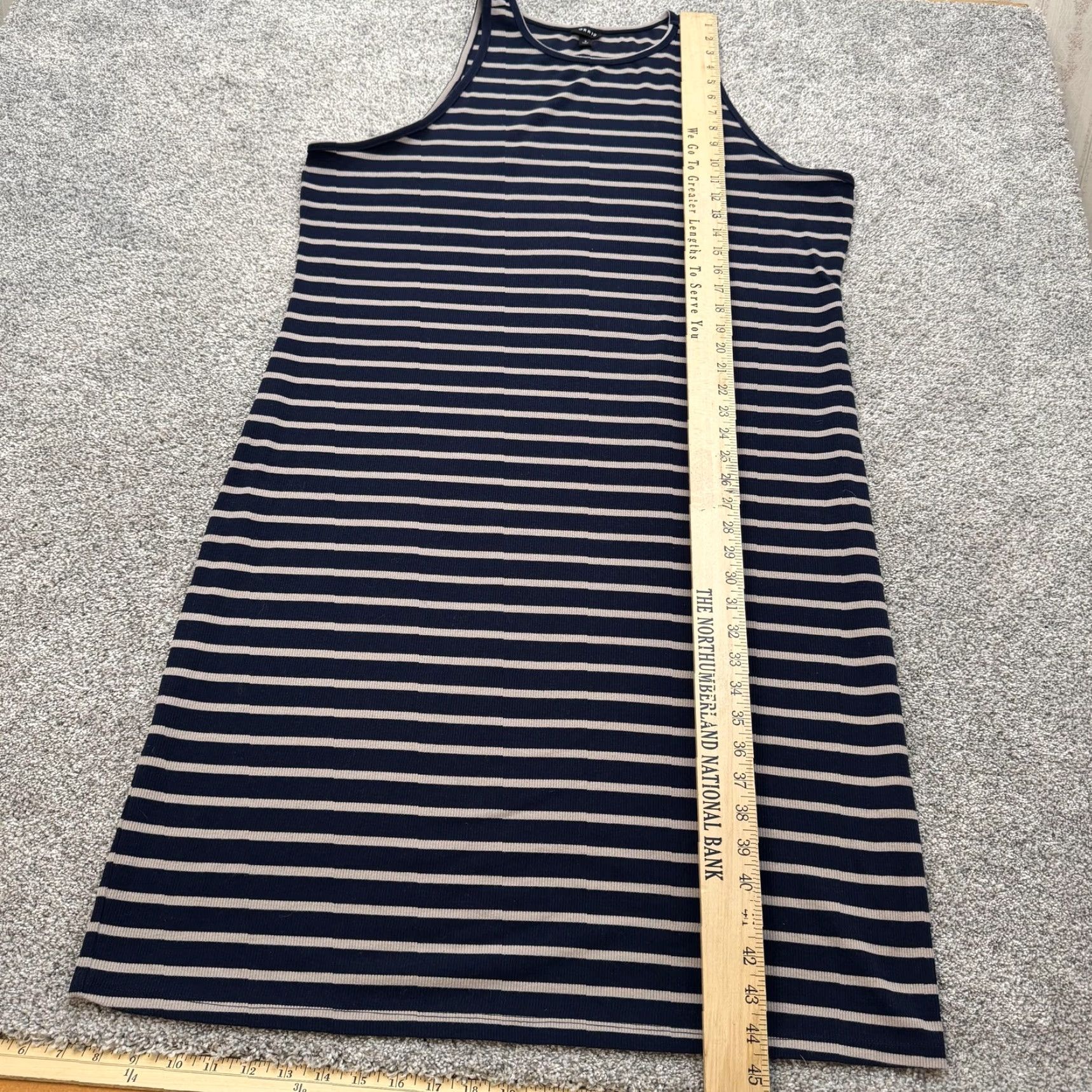 Torrid **Torrid Blue Stripe Midi Tank Dress 90s Nautical Vintage** User: Torrid Blue Stripe Midi Tank Dress 90s Nautical Retro Size XS / US 0-2 / IT 36-38 - 4 Thumbnail