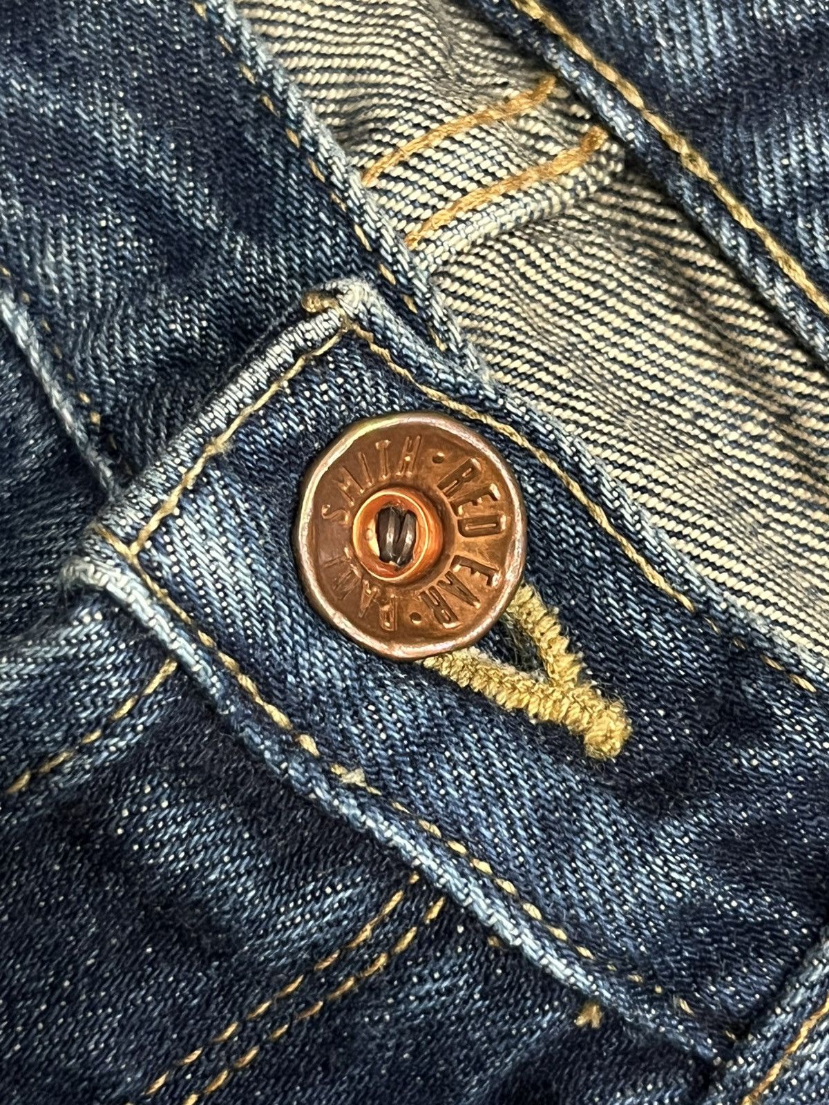 Paul Smith Red Ear Paul Smith Red Ear Distressed Selvedge Blue Washed Jeans Size US 30 / EU 46 - 5 Thumbnail
