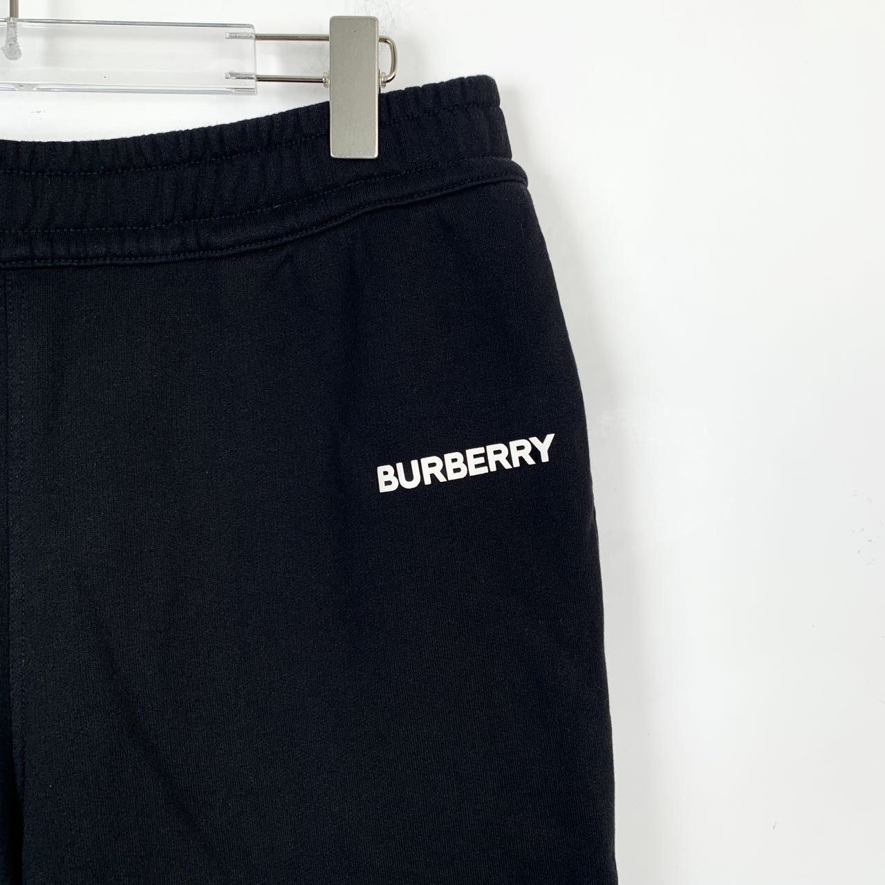 Burberry Burberry Black Logo Print Cotton Joggers (Size L) Size M / US 6-8 / IT 42-44 - 5 Thumbnail