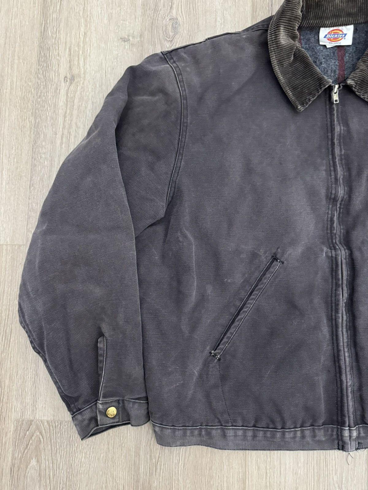 Dickies Detroit Jacket XXL Blanket Lined Faded Black Bomber Size US XXL / EU 58 / 5 - 5 Thumbnail