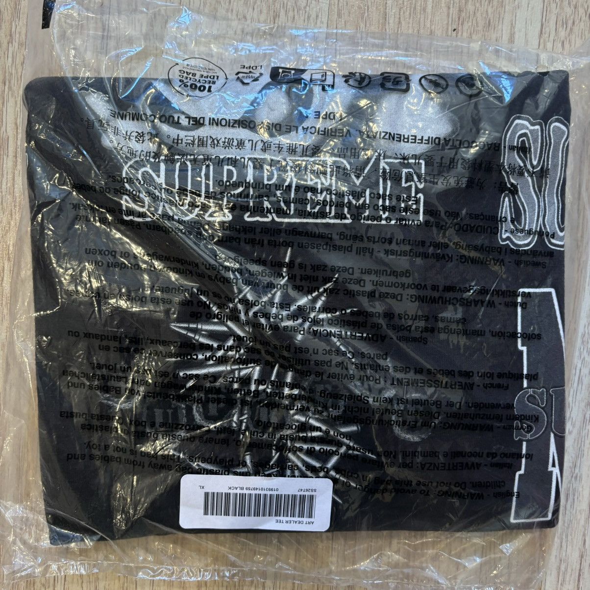 Supreme Supreme Flash Tee Size US XL / EU 56 / 4 - 4 Thumbnail
