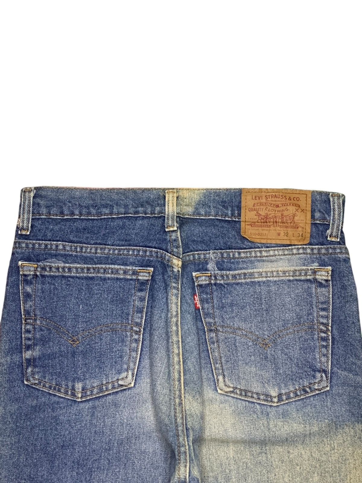 Levi's Vintage 90s Levis 510 USA Blue Mud Wash Style Jeans Size US 30 / EU 46 - 8 Thumbnail