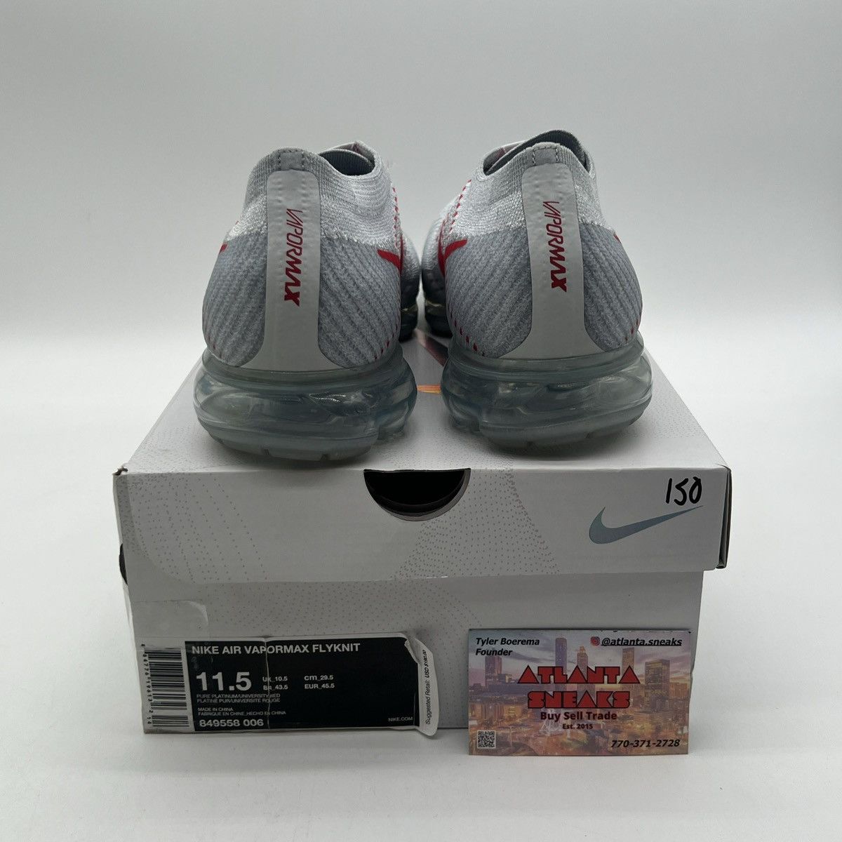 Nike Air VaporMax Og Size US 11.5 / EU 44-45 - 3 Thumbnail