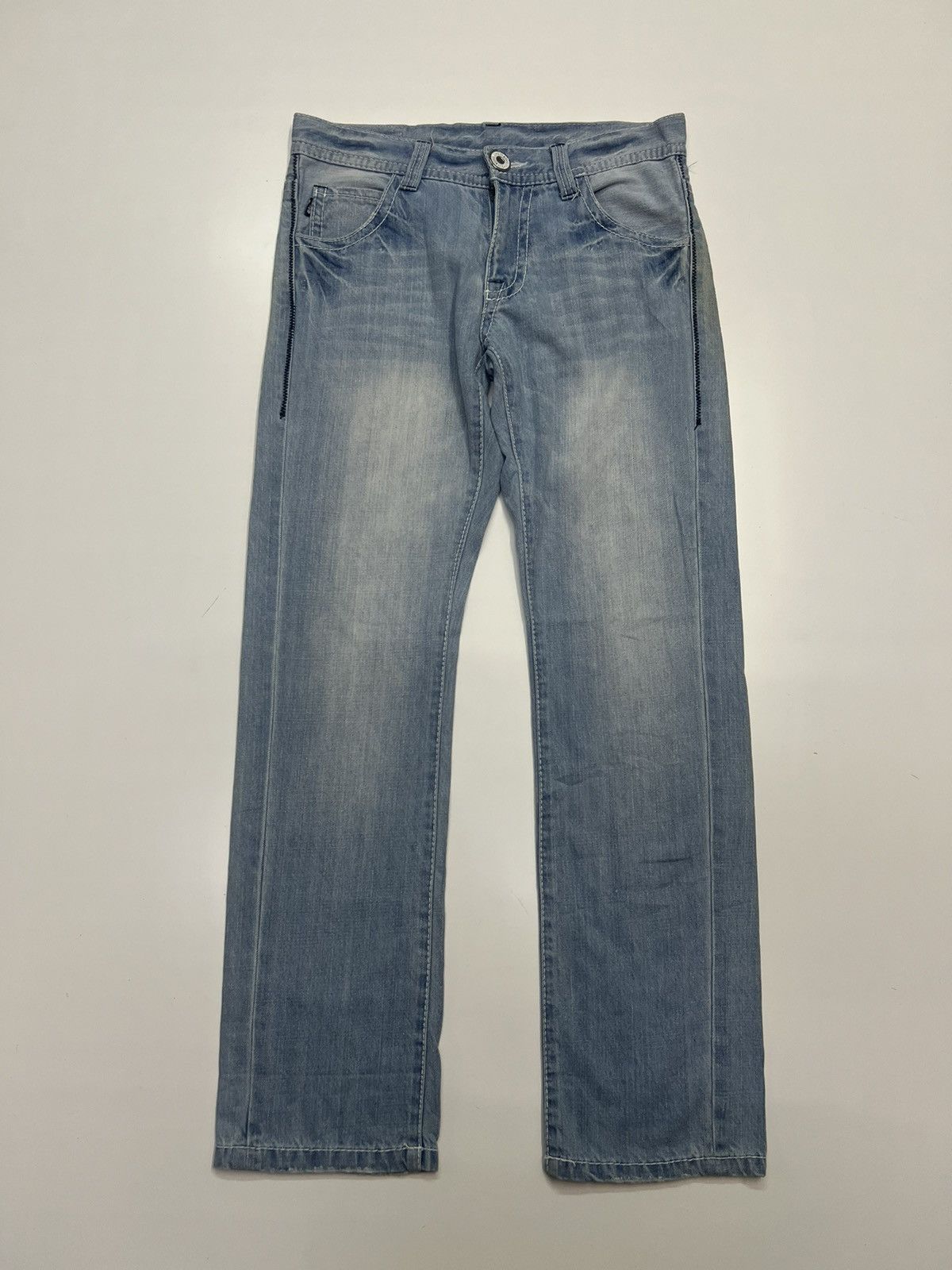 Japanese Brand Blue MoonBlue Denim Jeans Size 32 Size US 32 / EU 48 - 2 Thumbnail