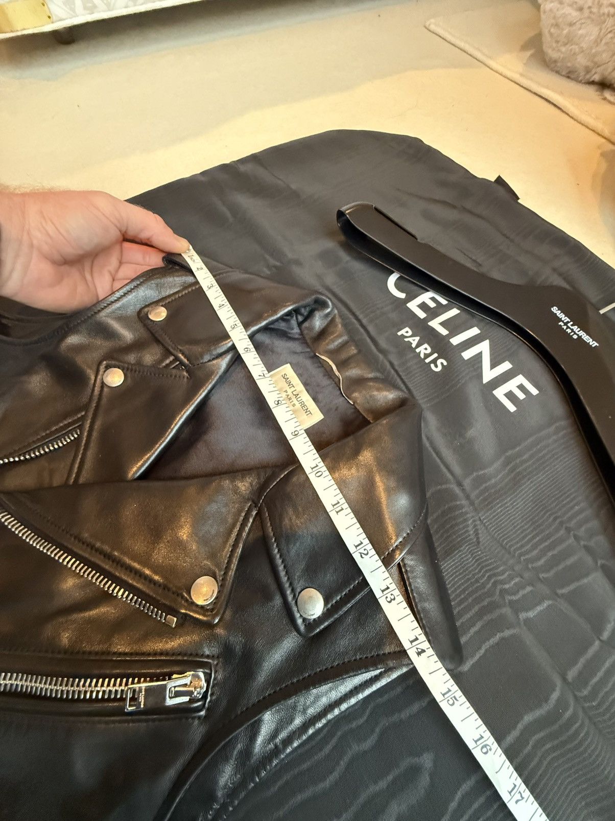 Saint Laurent Paris SS13 Saint Laurent sleeveless biker vest leather jacket L01 Size US S / EU 44-46 / 1 - 5 Thumbnail