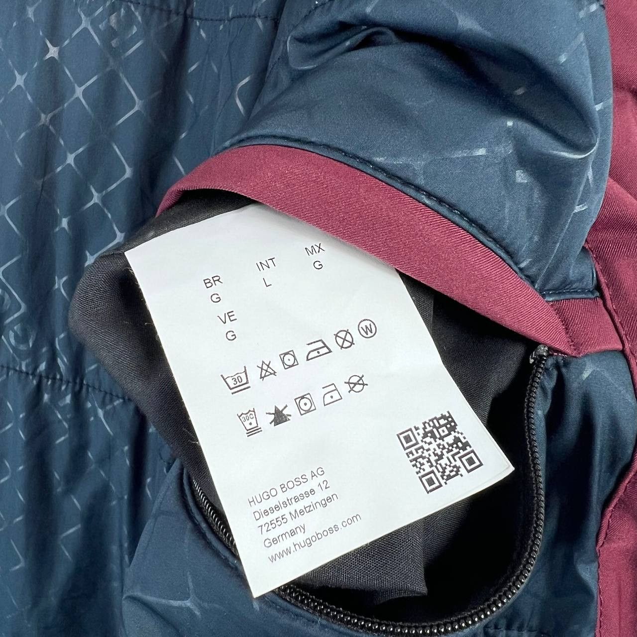 Hugo Boss Hugo Boss Green Collection Jacket Burgundy Windbreaker Sz L Size US L / EU 52-54 / 3 - 6 Thumbnail