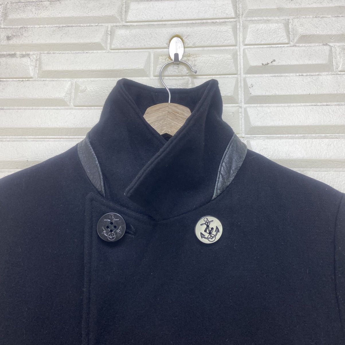 FDMTL Scanner Fundamental FDMTL Street Fashion Leather Wool Coat Size US XS / EU 42 / 0 - 7 Thumbnail