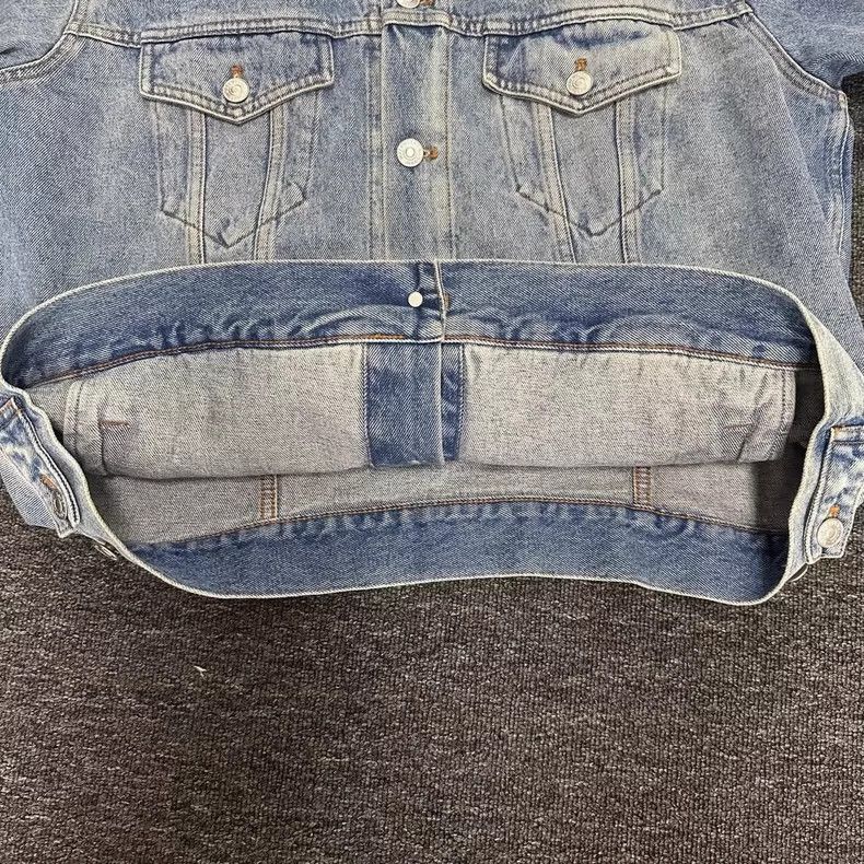 Balenciaga Balenciaga size 36 SS 19 Sanskrit embroidered logo washed d Size US M / EU 48-50 / 2 - 8 Thumbnail