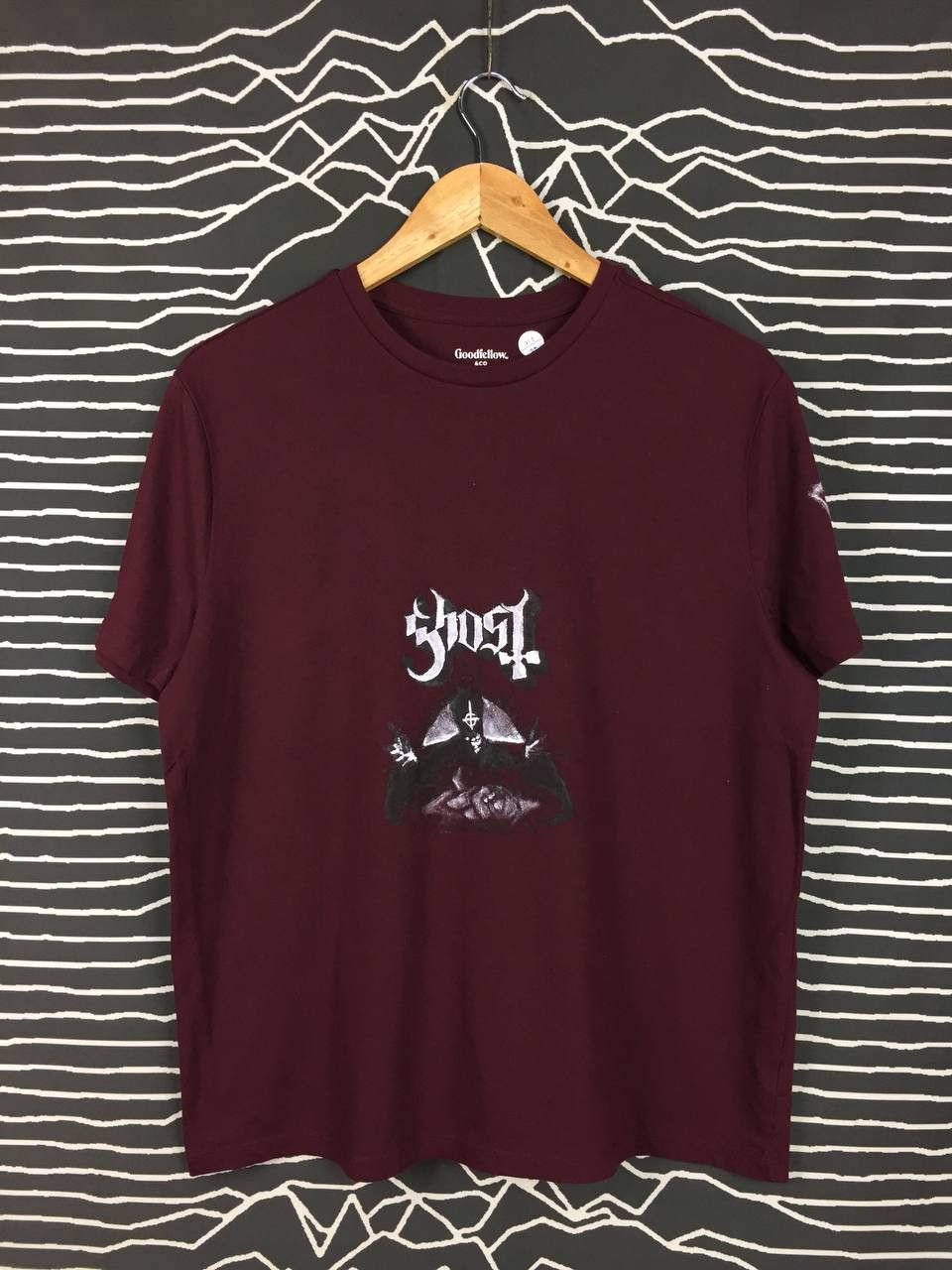 Band Tees × Vintage Distressed Ghost Swedish Heavy Metal Rock Band Tee Size US L / EU 52-54 / 3 - 2 Thumbnail