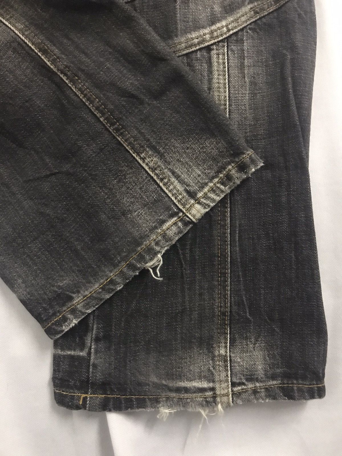 Japanese Brand DAILY NEWS - Flare Jeans Size US 31 - 13 Thumbnail