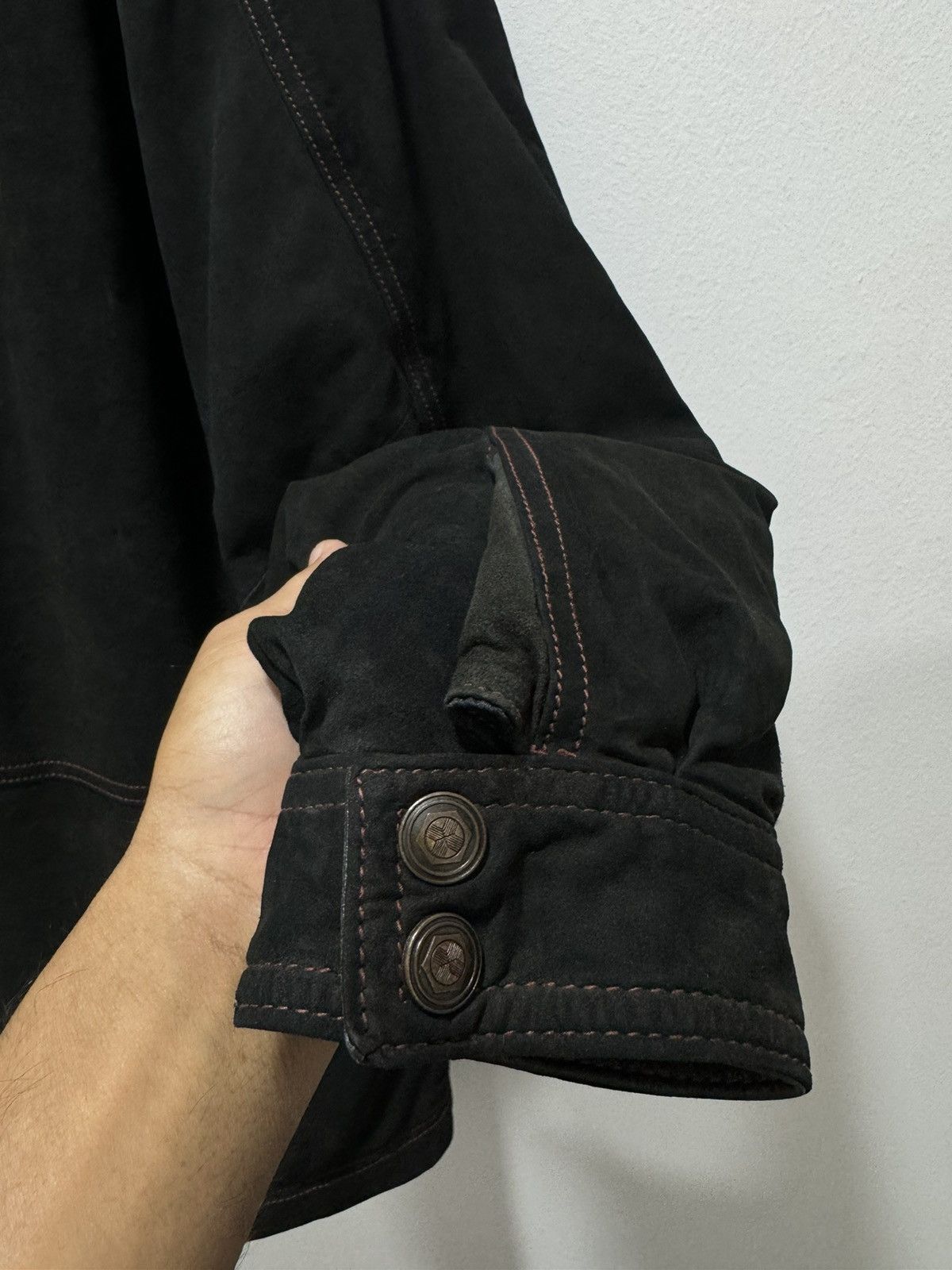 Japanese Brand × Vintage VINTAGE CONCERIA EGERIA SRL SUEDE LEATHER JACKET Size US L / EU 52-54 / 3 - 9 Thumbnail