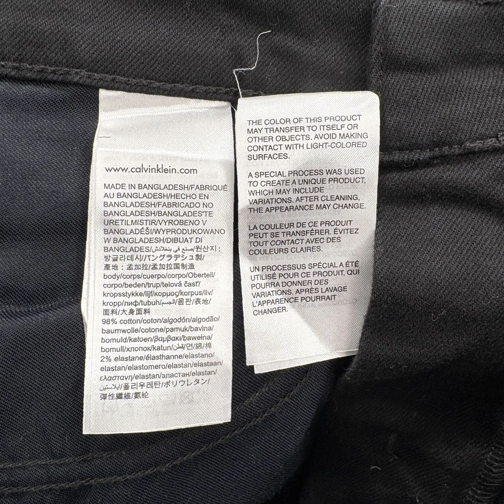 Vintage Calvin Klein Jeans CKJ 011 Skinny Jeans Mens 30x27 Infinite Black Stretch Denim Jeans Size US 30 / EU 46 - 6 Thumbnail