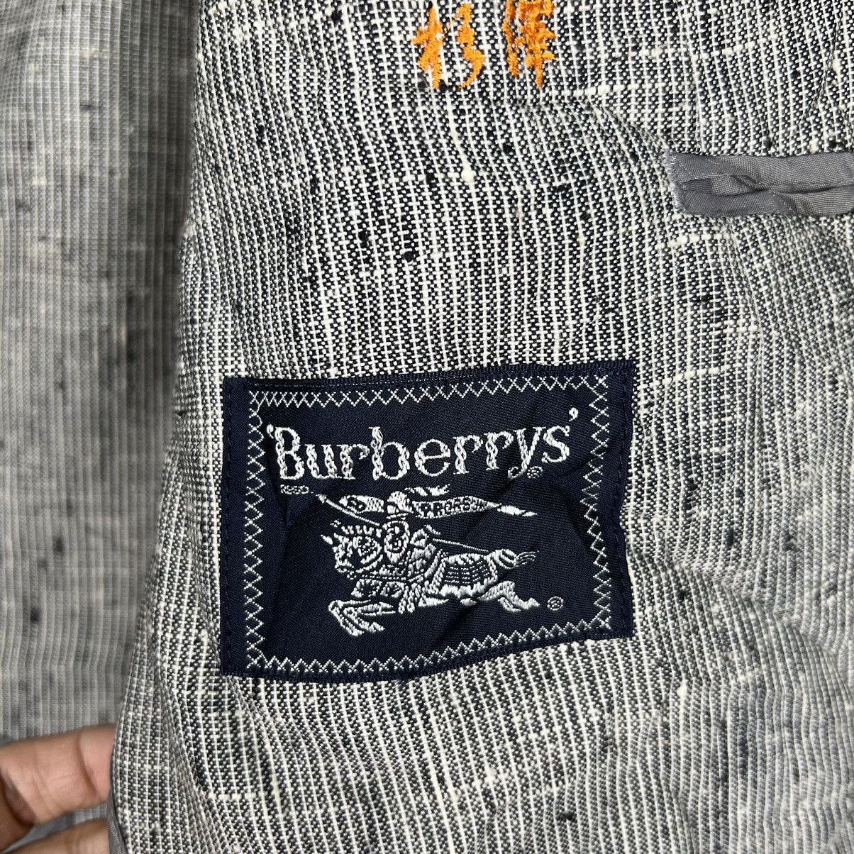 Burberry 🔥 VINTAGE RICH GREY BURBERRY BLAZER Size US M / EU 48-50 / 2 - 15 Thumbnail