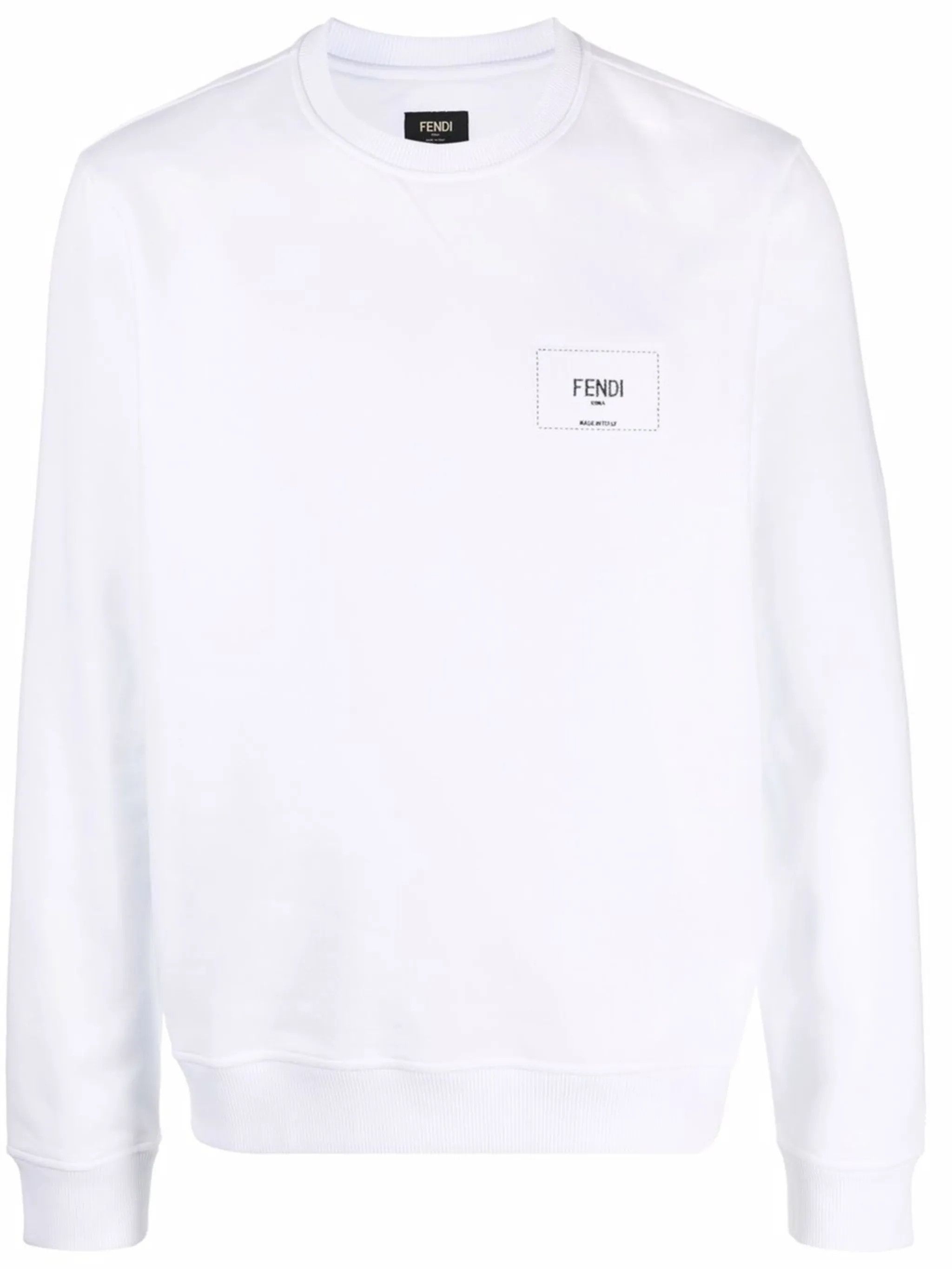 Fendi o1s1wg110225 Sweatshirt in White Size US XL / EU 56 / 4 - 1 Thumbnail