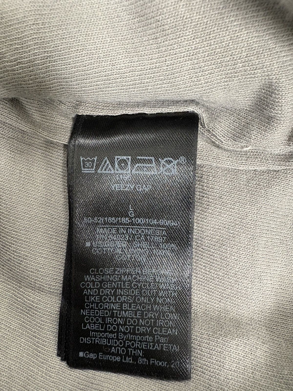 Yeezy YZY x GAP Zip Up Grey Size US L / EU 52-54 / 3 - 8 Thumbnail