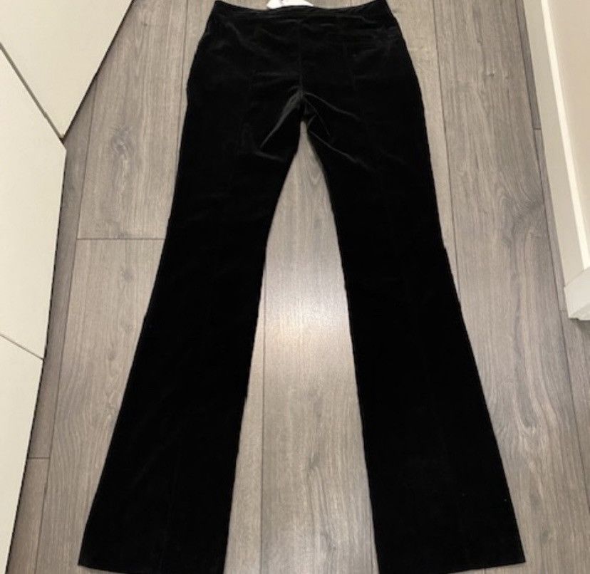 Altuzarra Altuzarra Black Velvet Boot Cut Pants NWOT Size 30" / US 8 / IT 44 - 7 Thumbnail