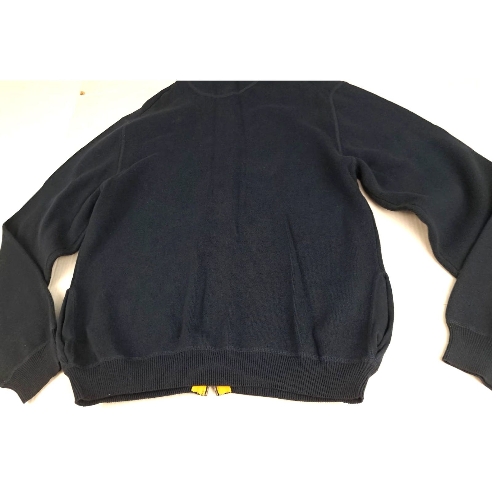 X-LARGE VINTAGE Field Gear Cardigan Sweater Unisex Adults XL Blue Cotton Knit Long Sleeve V-Neck Button Pockets Winter Fall Outerwear Shirt? Size US XL / EU 56 / 4 - 7 Thumbnail
