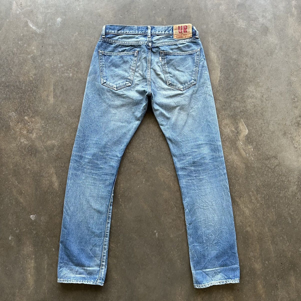 Japanese Brand × Jean × Vintage Vintage Japanese Distressed Redline Faded Denim Jean Pant Size US 33 - 11 Thumbnail