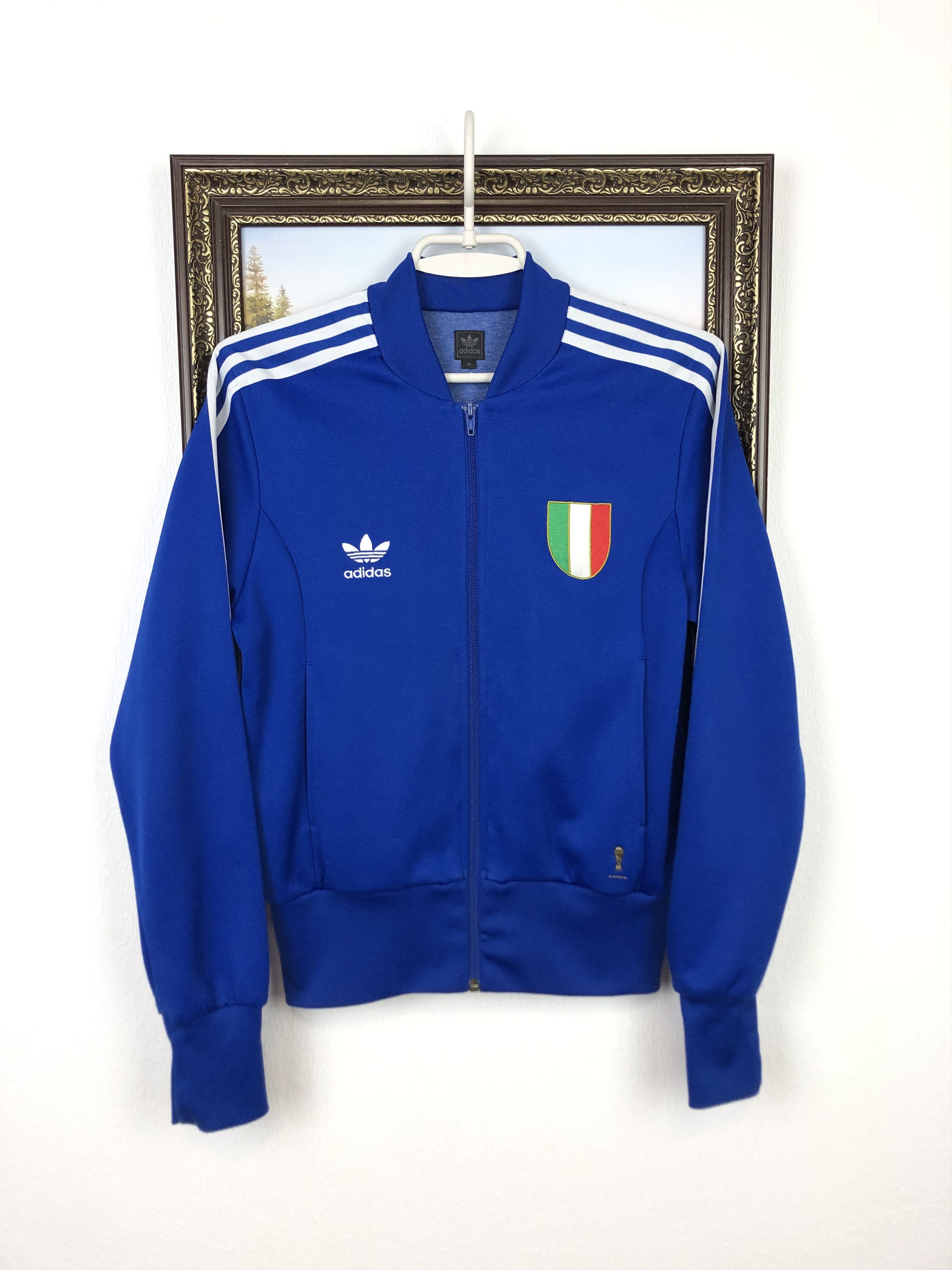 Adidas Vintage Adidas Originals Italy Woman Jacket Football Track Size M / US 6-8 / IT 42-44 - 1 Thumbnail