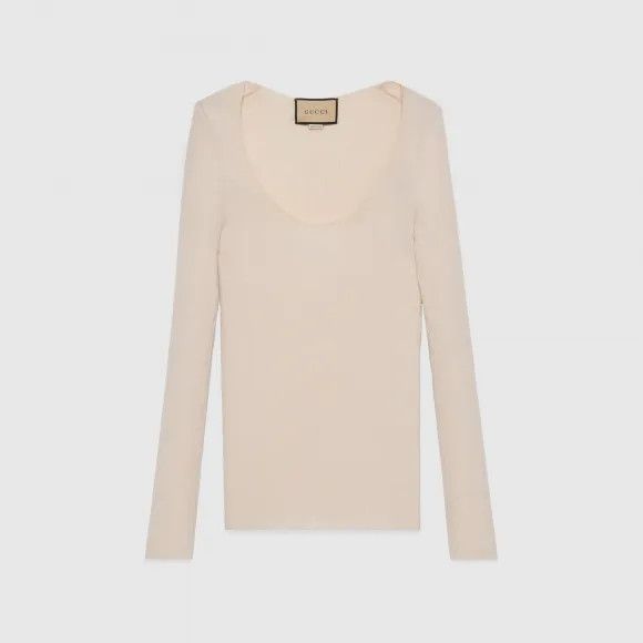 Gucci o1s1wg111025 Rib Wool Sweater in Beige Size US S / EU 44-46 / 1 - 1 Preview