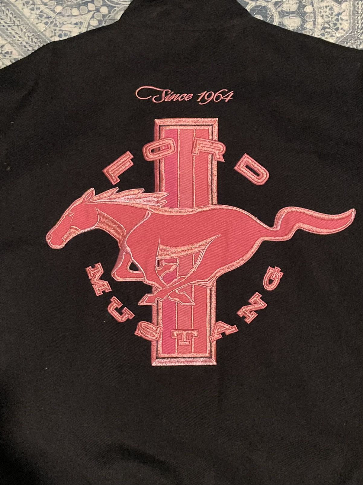 NASCAR × Vintage X-Large Mustang Racing Jacket Size XL / US 12-14 / IT 48-50 - 4 Thumbnail