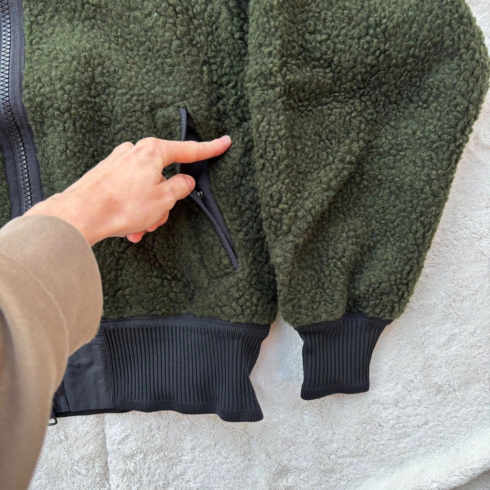 Canada Goose Canada Goose Dark Sage Simcoe Hooded Fleece Jacket - Small Size S / US 4 / IT 40 - 4 Thumbnail