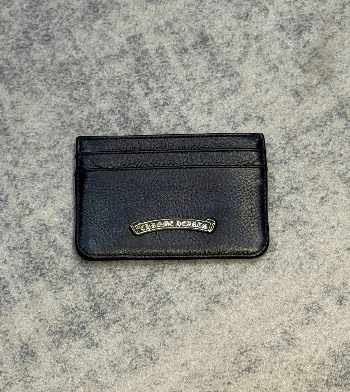 Chrome Hearts Chrome Hearts Scroll card holder black Size ONE SIZE - 1 Thumbnail